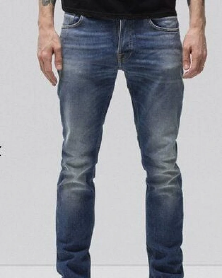 Nudie Jeans Grim Tim Sentimental Blue