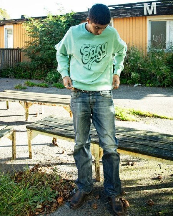 Nudie Jeans Palle Sweatshirt Take it easy