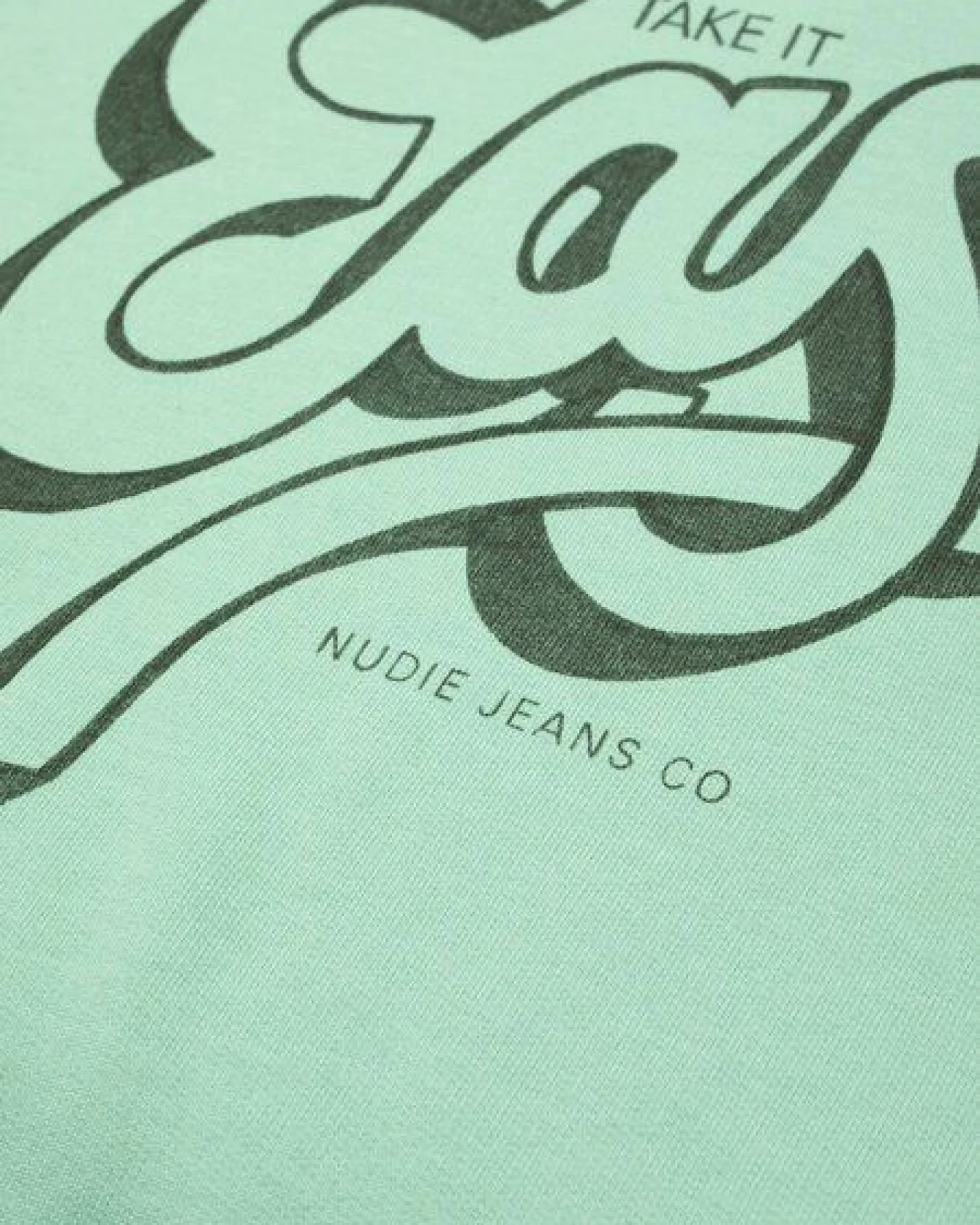 Nudie Jeans Palle Sweatshirt Take it easy – Ansicht 4