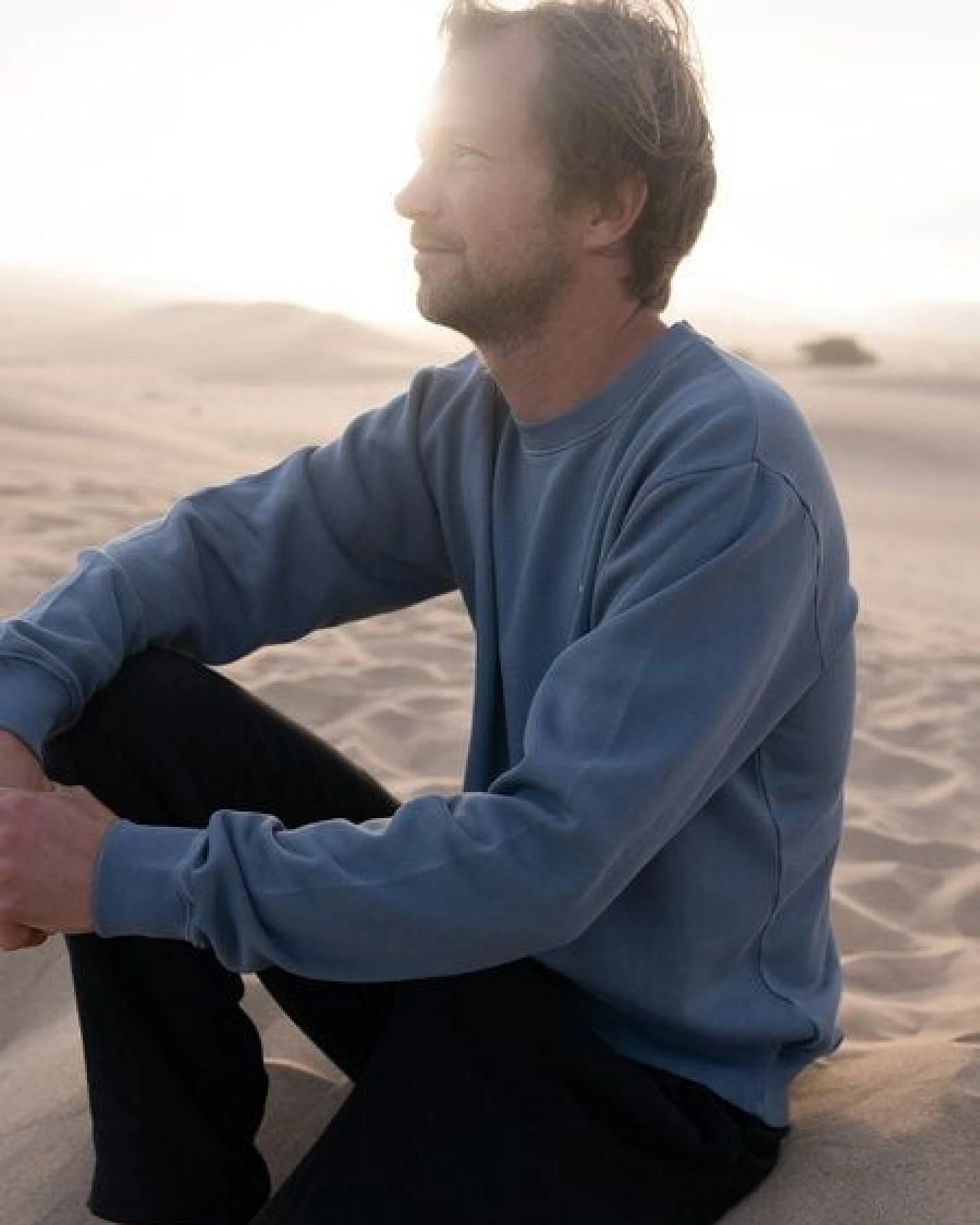 FUXBAU Männer fux Pullover - seegrün, seeblau & rot – Ansicht 3