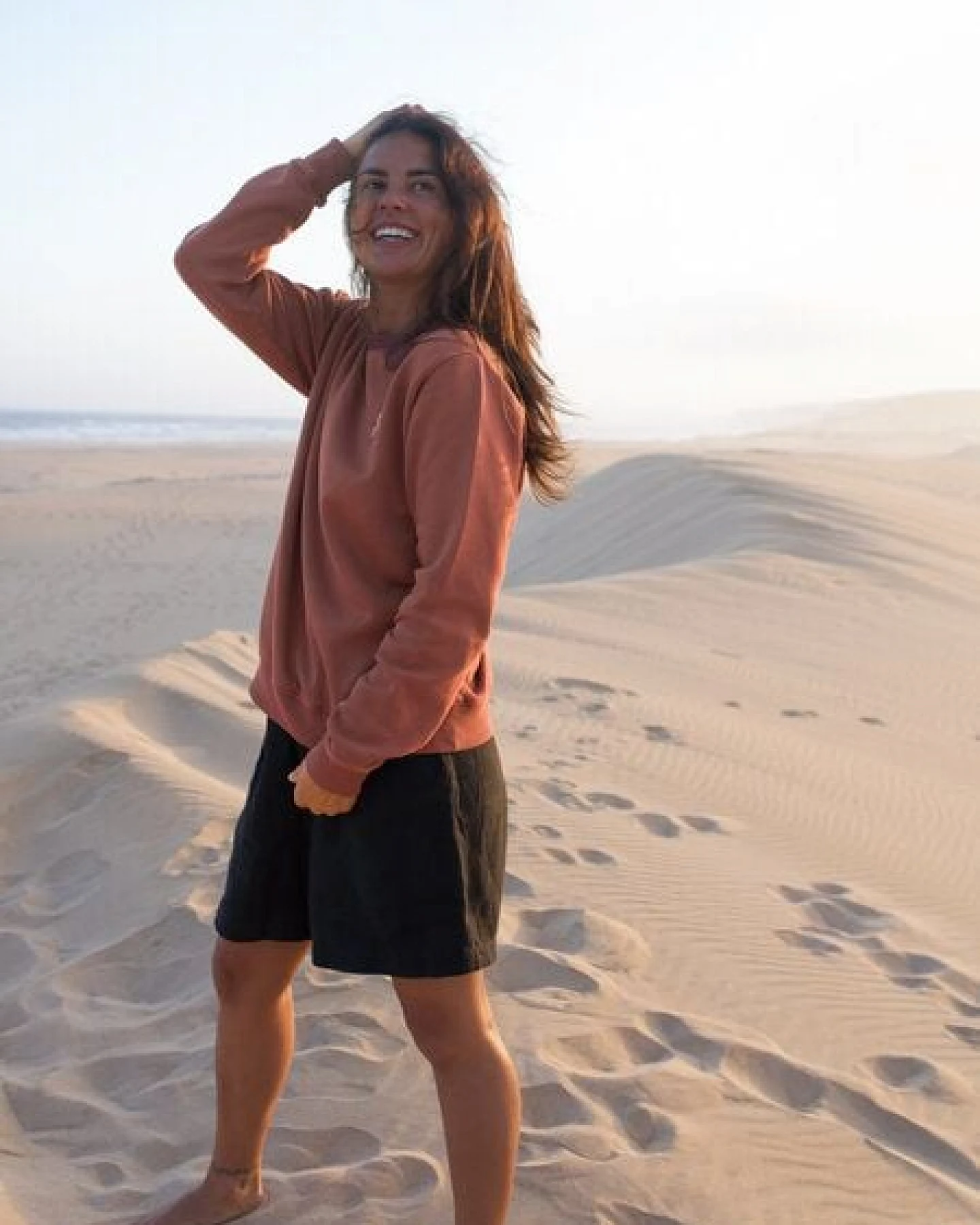 FUXBAU Frauen fux Pullover - seegrün, seeblau & rot – Ansicht 3
