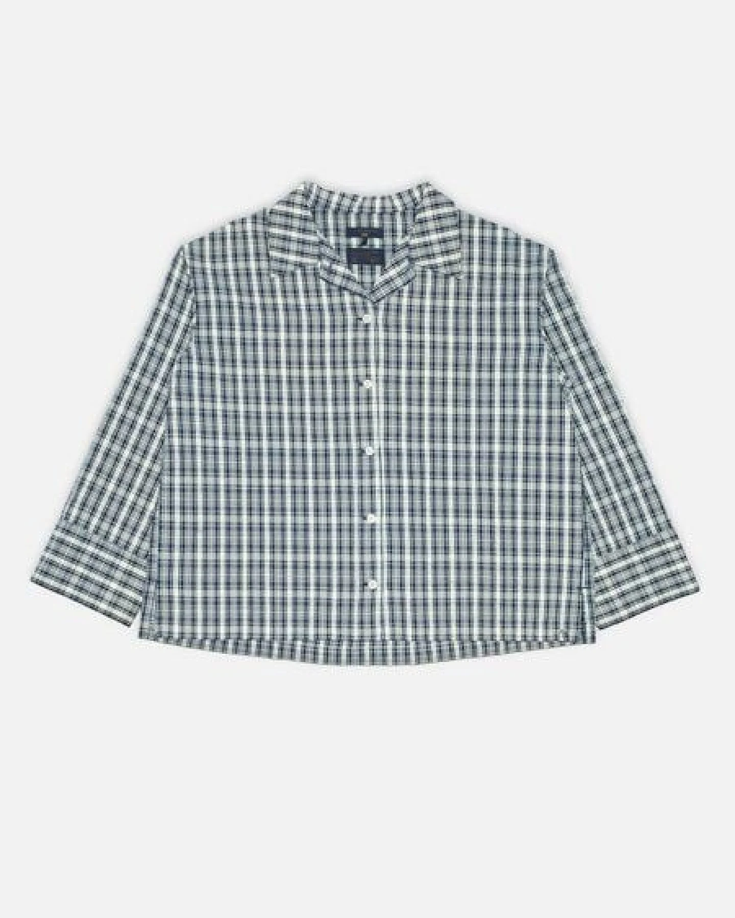 Nudie Jeans Jutta Shirt Indigo Seersucker – Ansicht 4