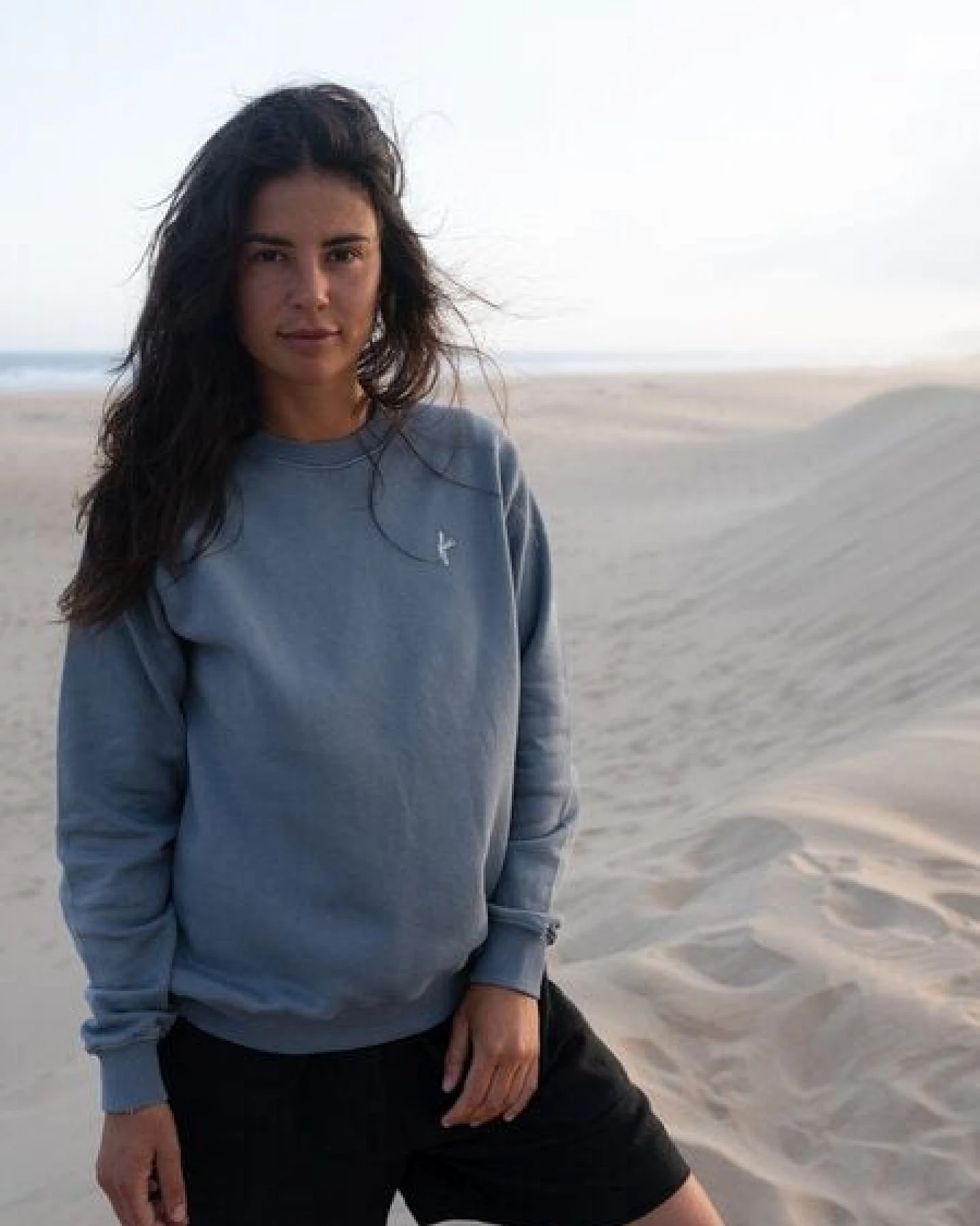 FUXBAU Frauen fux Pullover - seegrün, seeblau & rot – Ansicht 3