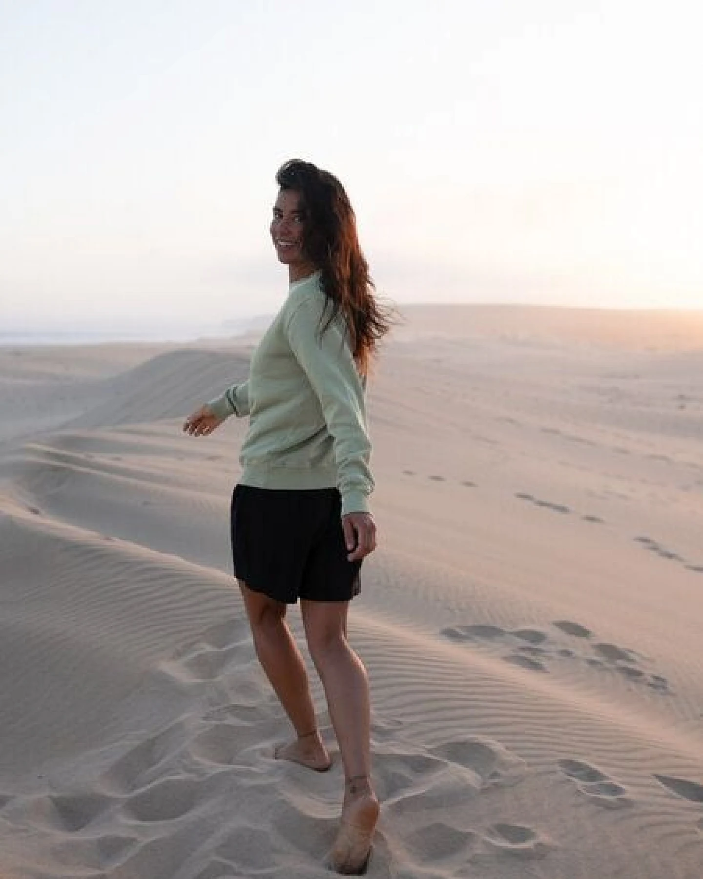 FUXBAU Frauen fux Pullover - seegrün, seeblau & rot – Ansicht 4