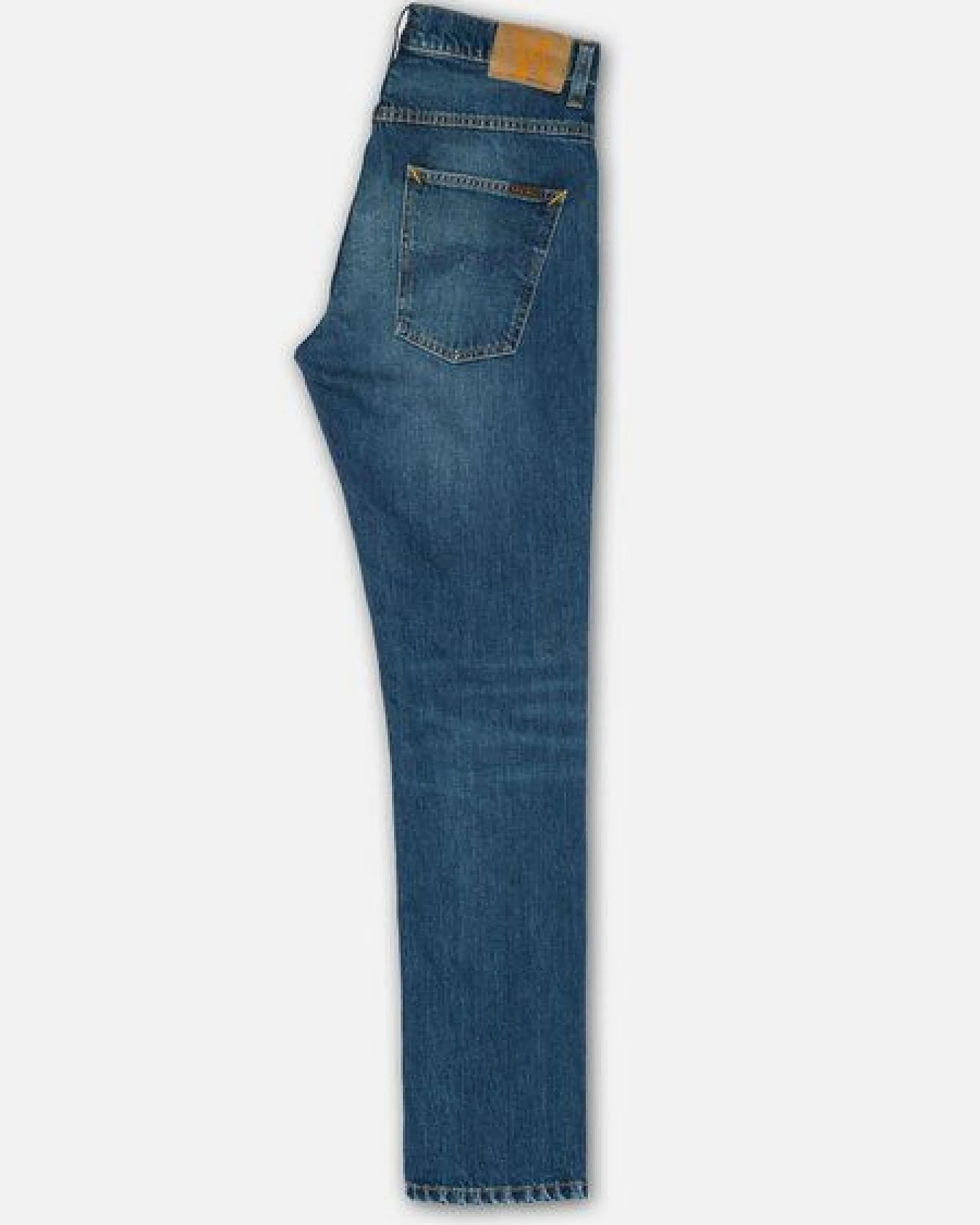 Nudie Jeans Männer Jeans - Grim Tim - Workers Blue – Ansicht 2