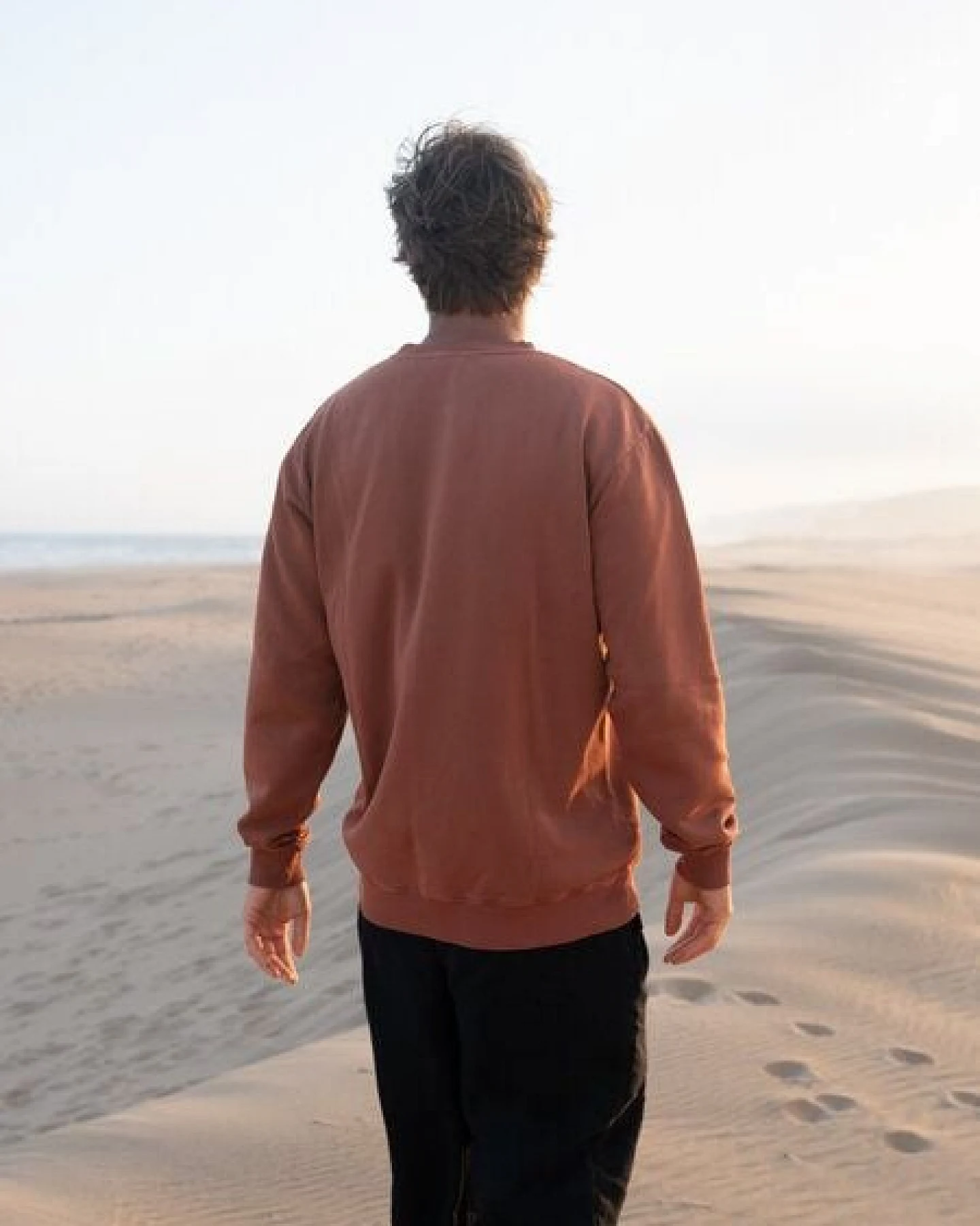FUXBAU Männer fux Pullover - seegrün, seeblau & rot – Ansicht 3