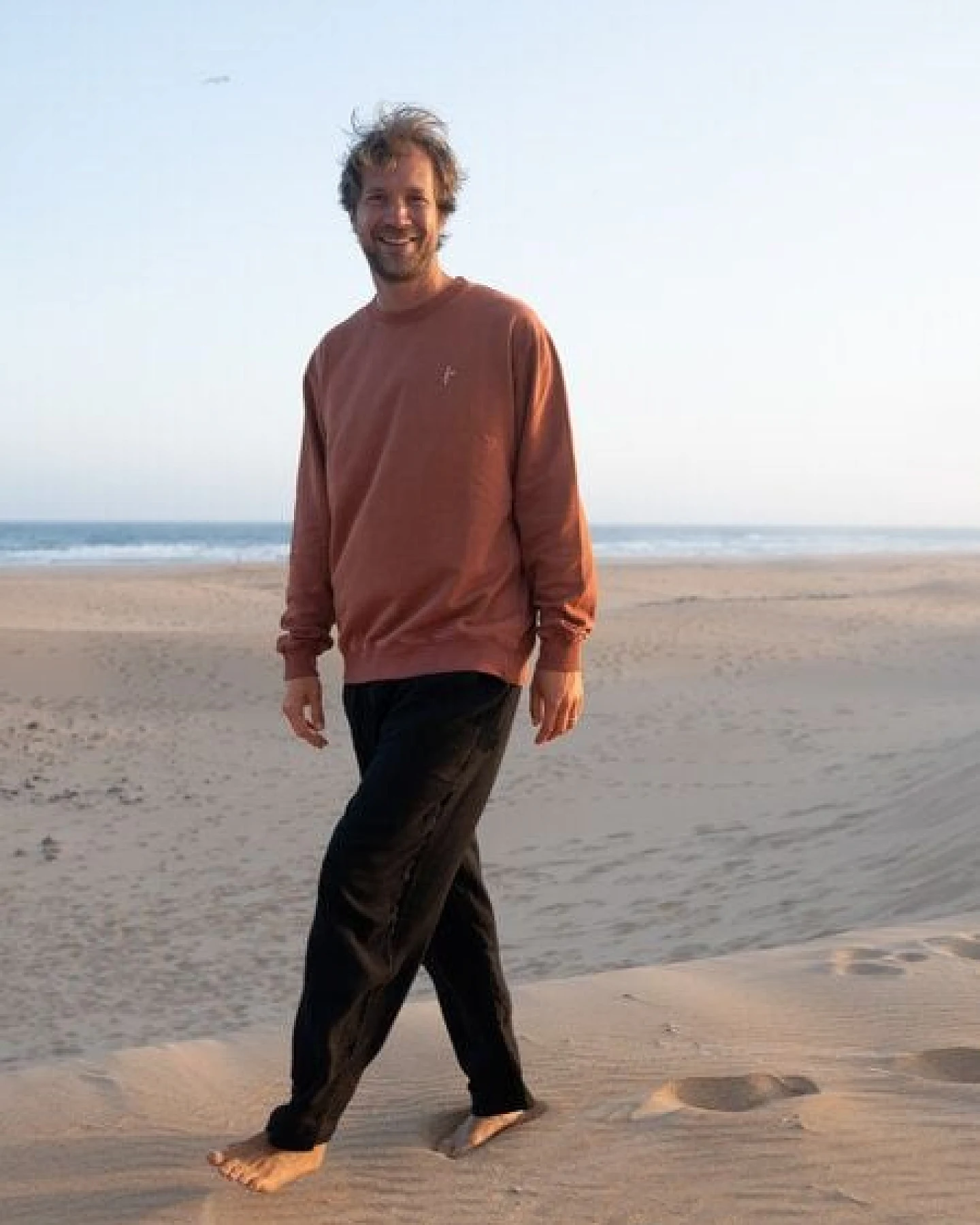 FUXBAU Männer fux Pullover - seegrün, seeblau & rot – Ansicht 4