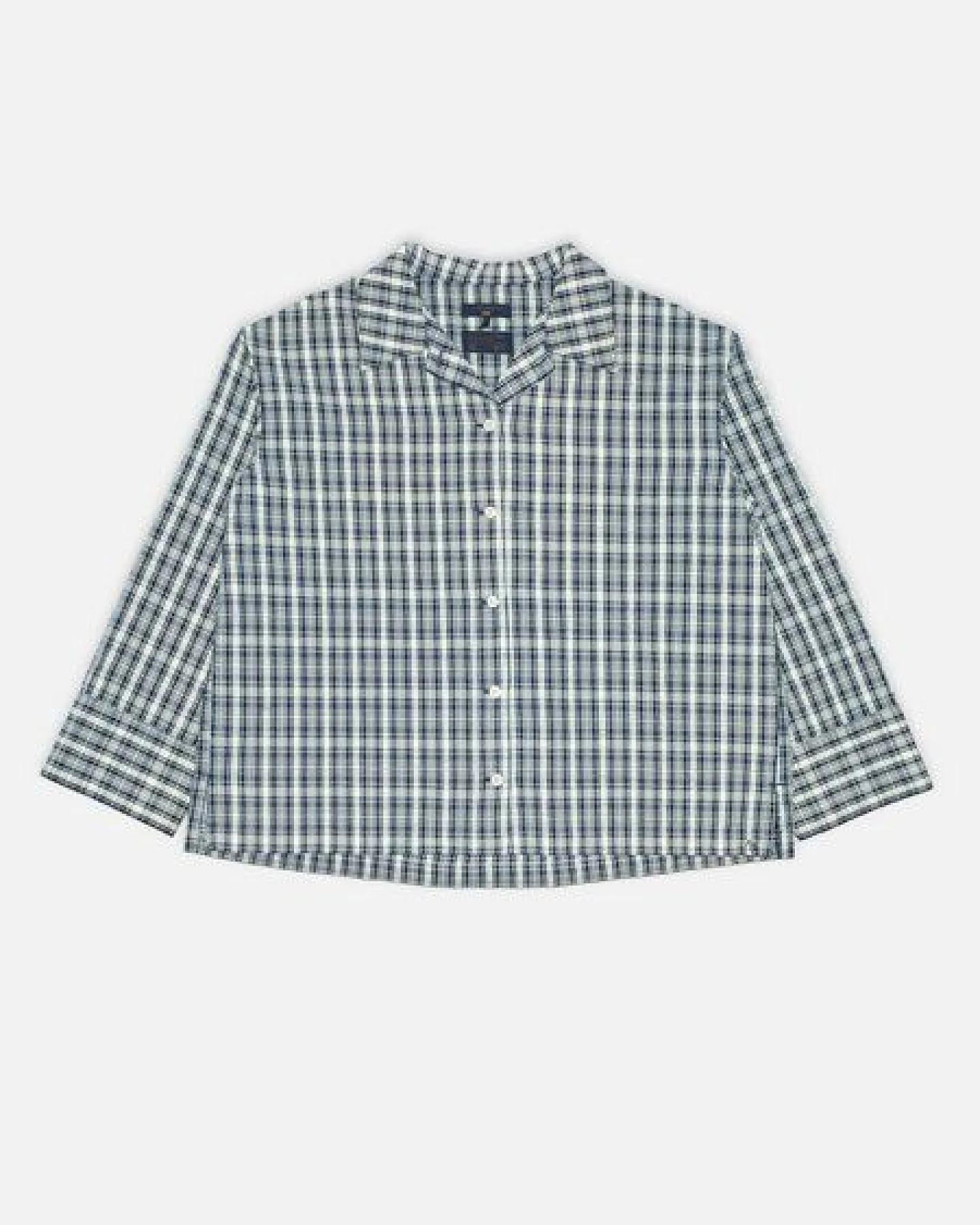 Nudie Jeans Jutta Shirt Indigo Seersucker – Ansicht 4
