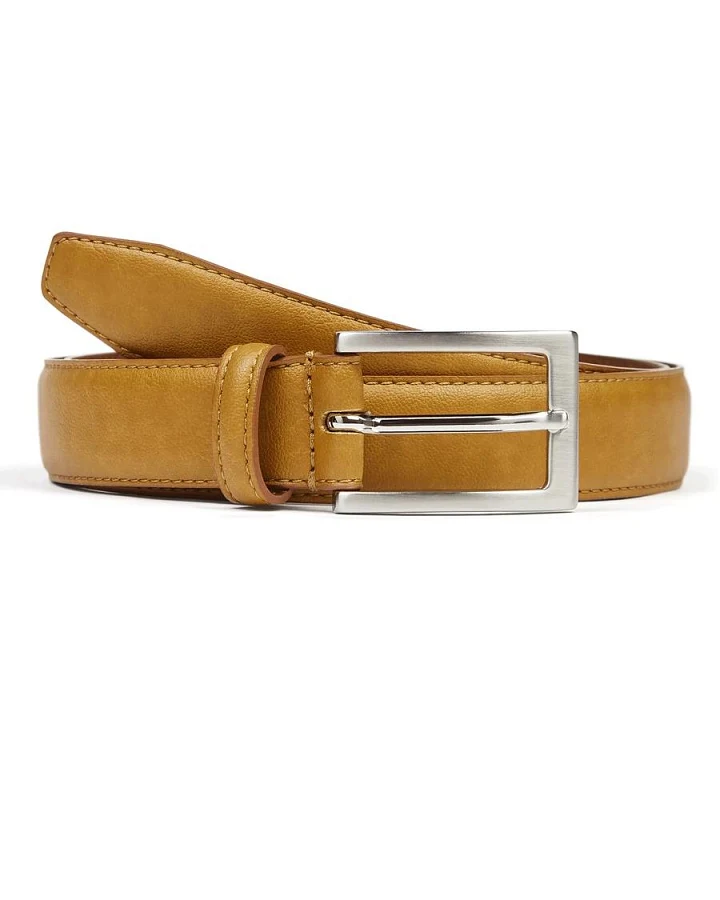 Will's Vegan Store Herren vegan Klassischer Gürtel 3 Cm Hellbraun