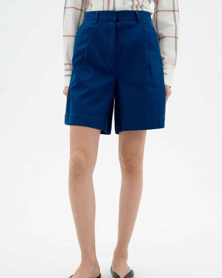 Thinking MU Damen vegan Kurze Hose Lia Blue