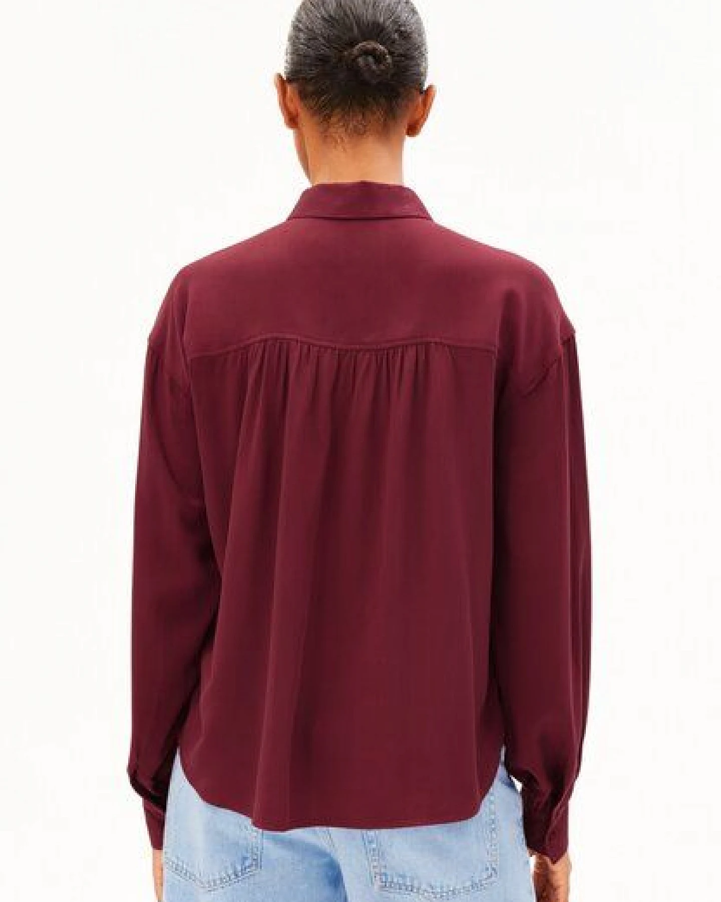 ARMEDANGELS EFINARAA Damen Bluse aus 100% LENZING ECOVERO Viskose – Ansicht 2