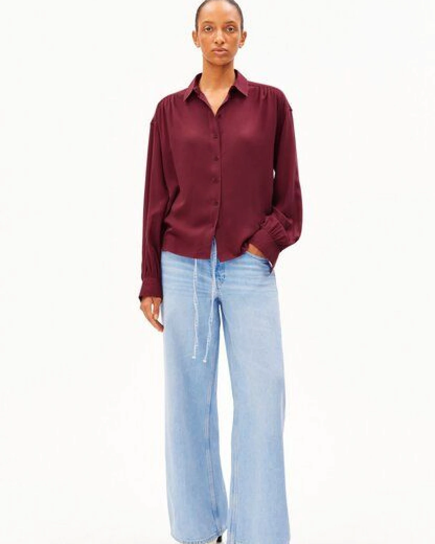 ARMEDANGELS EFINARAA Damen Bluse aus 100% LENZING ECOVERO Viskose – Ansicht 4