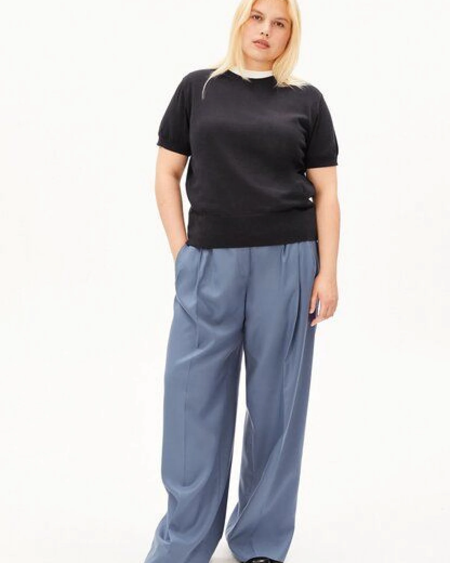 ARMEDANGELS FINE KNIT Damen Strickshirt aus TENCEL Modal Mix – Ansicht 4