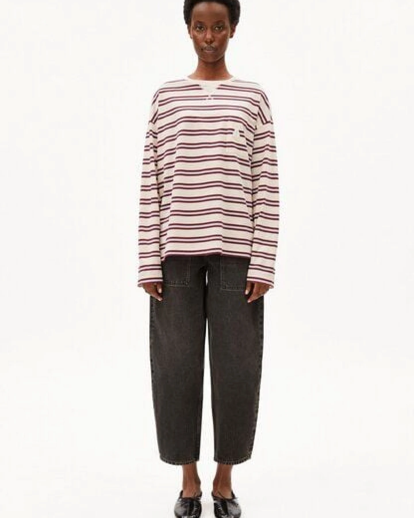 ARMEDANGELS ICONIC Å FIETAA STRIPE Damen Longsleeve aus 100% Bio-Baumwolle – Ansicht 4