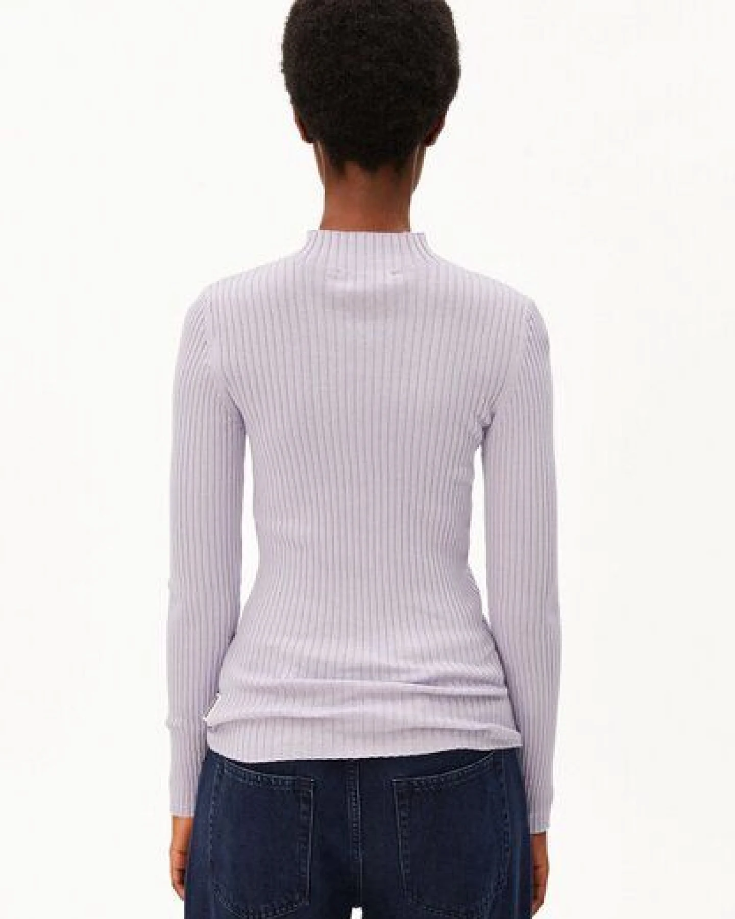 ARMEDANGELS ALAANIA Damen Pullover Slim Fit aus Bio-Baumwolle – Ansicht 2