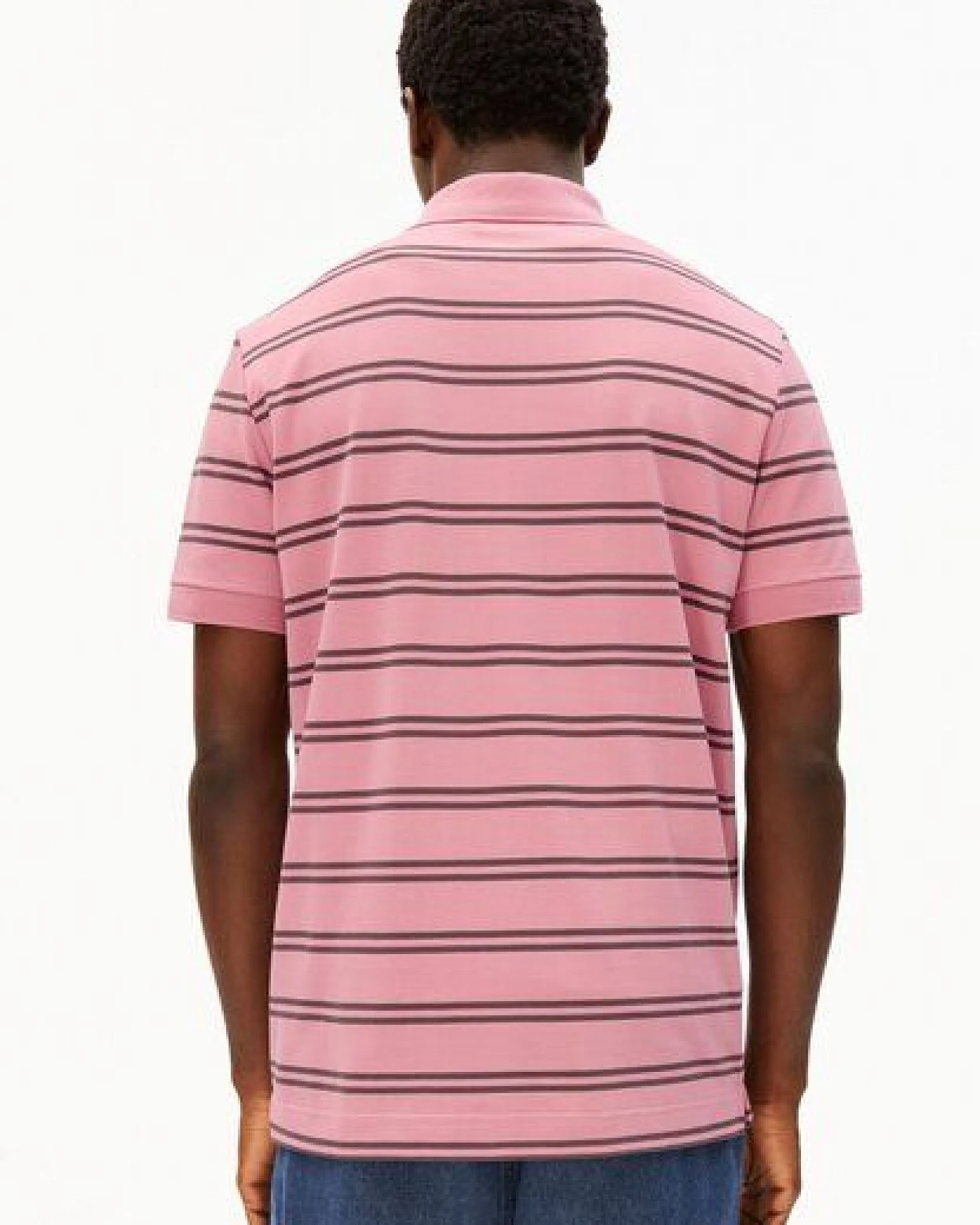 ARMEDANGELS STRIPED POLO Herren Polo-Shirt aus 100% Bio-Baumwolle – Ansicht 2