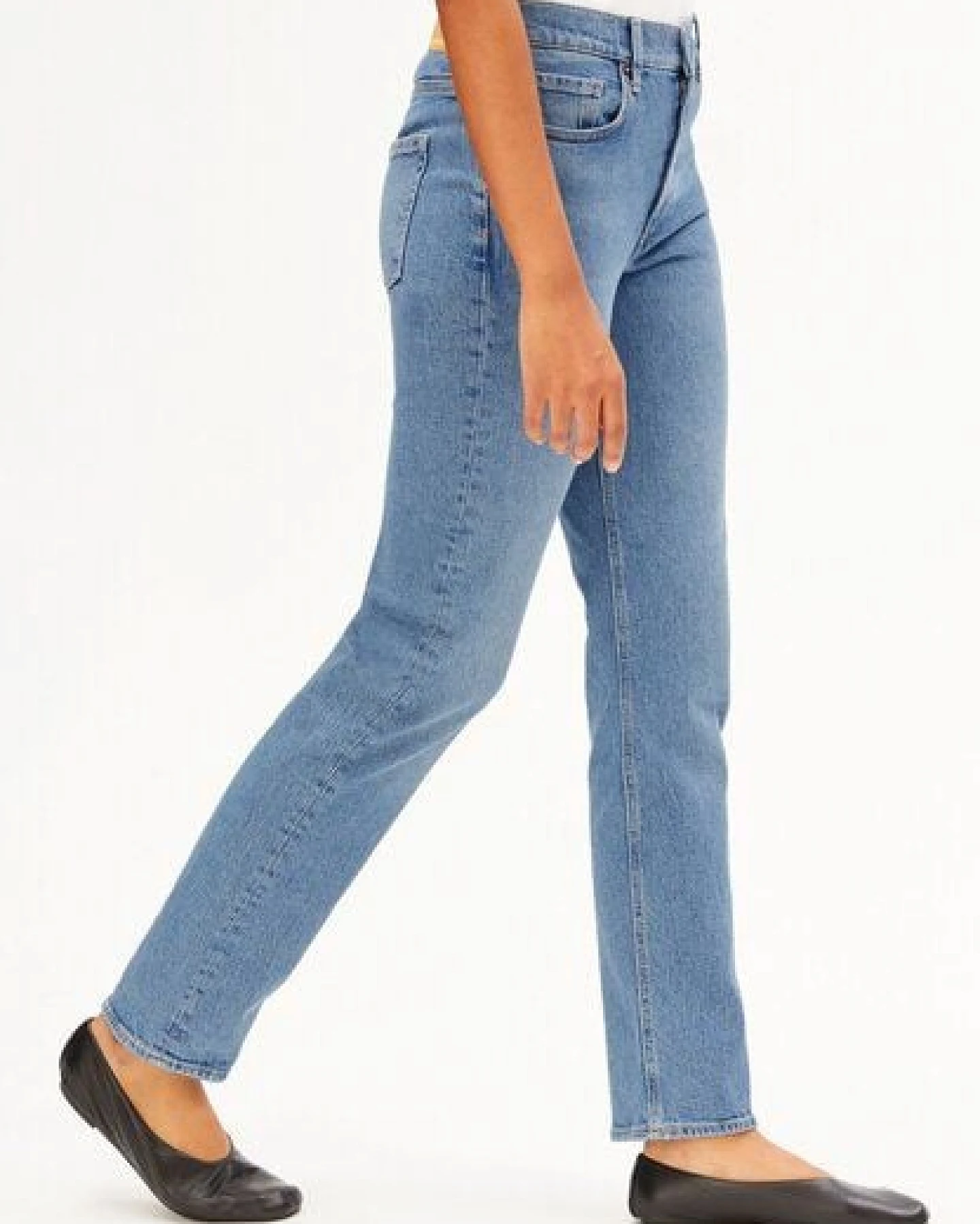 ARMEDANGELS CARENAA Damen Straight Jeans Bio-Baumwoll Mix Comfort Stretch – Ansicht 4