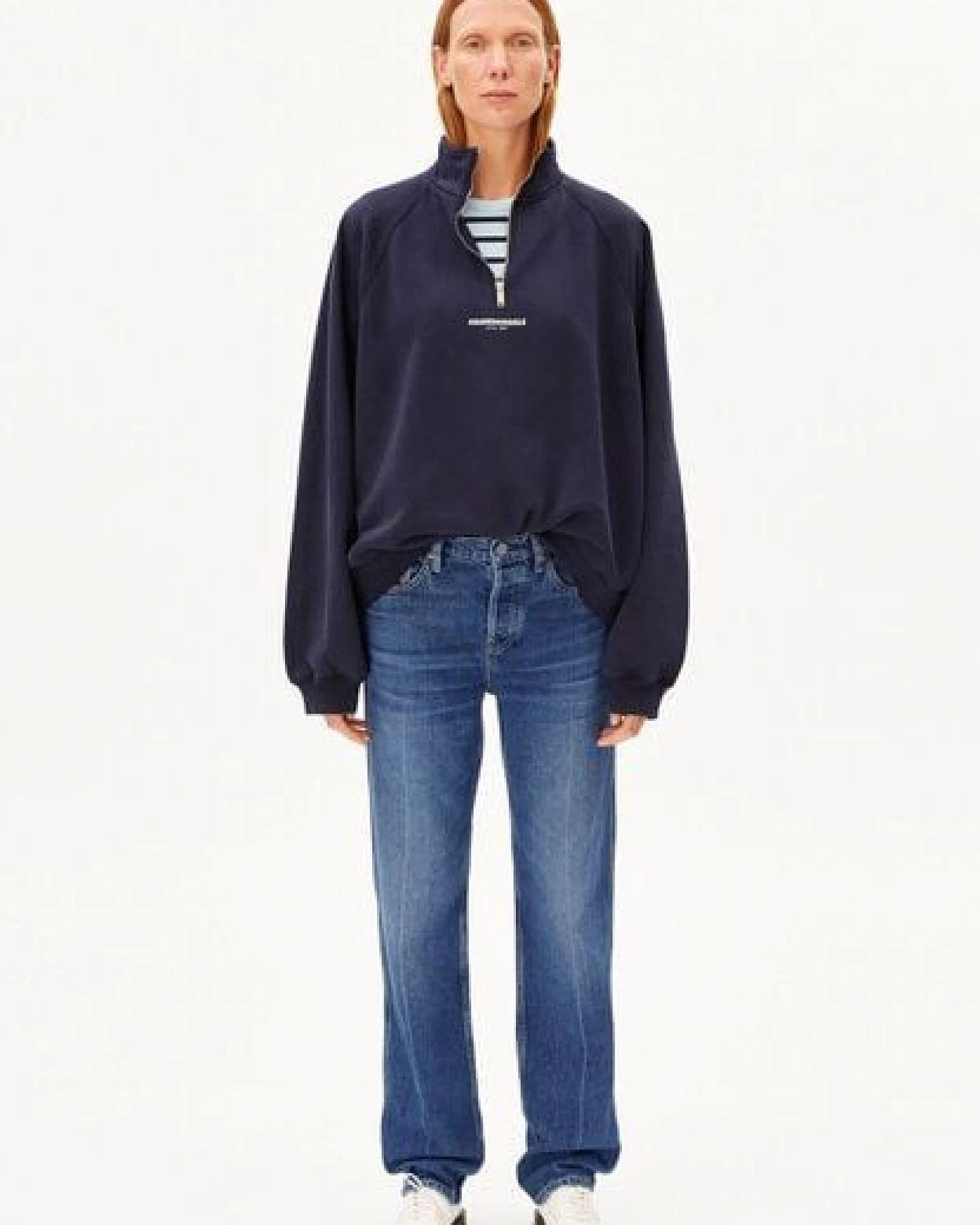 ARMEDANGELS GMT DYE TROYER Damen Sweatshirt aus Bio-Baumwolle – Ansicht 4