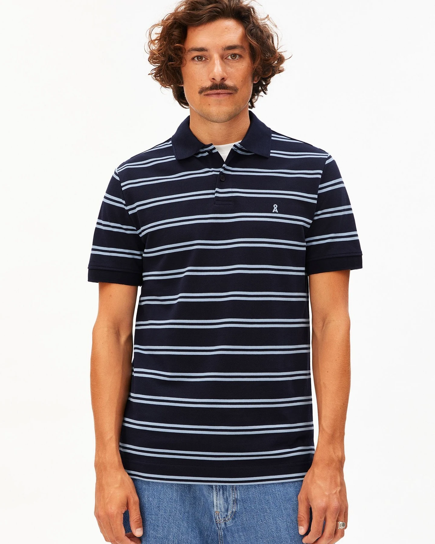 ARMEDANGELS Polo- Shirt STRIPED POLO – Ansicht 2