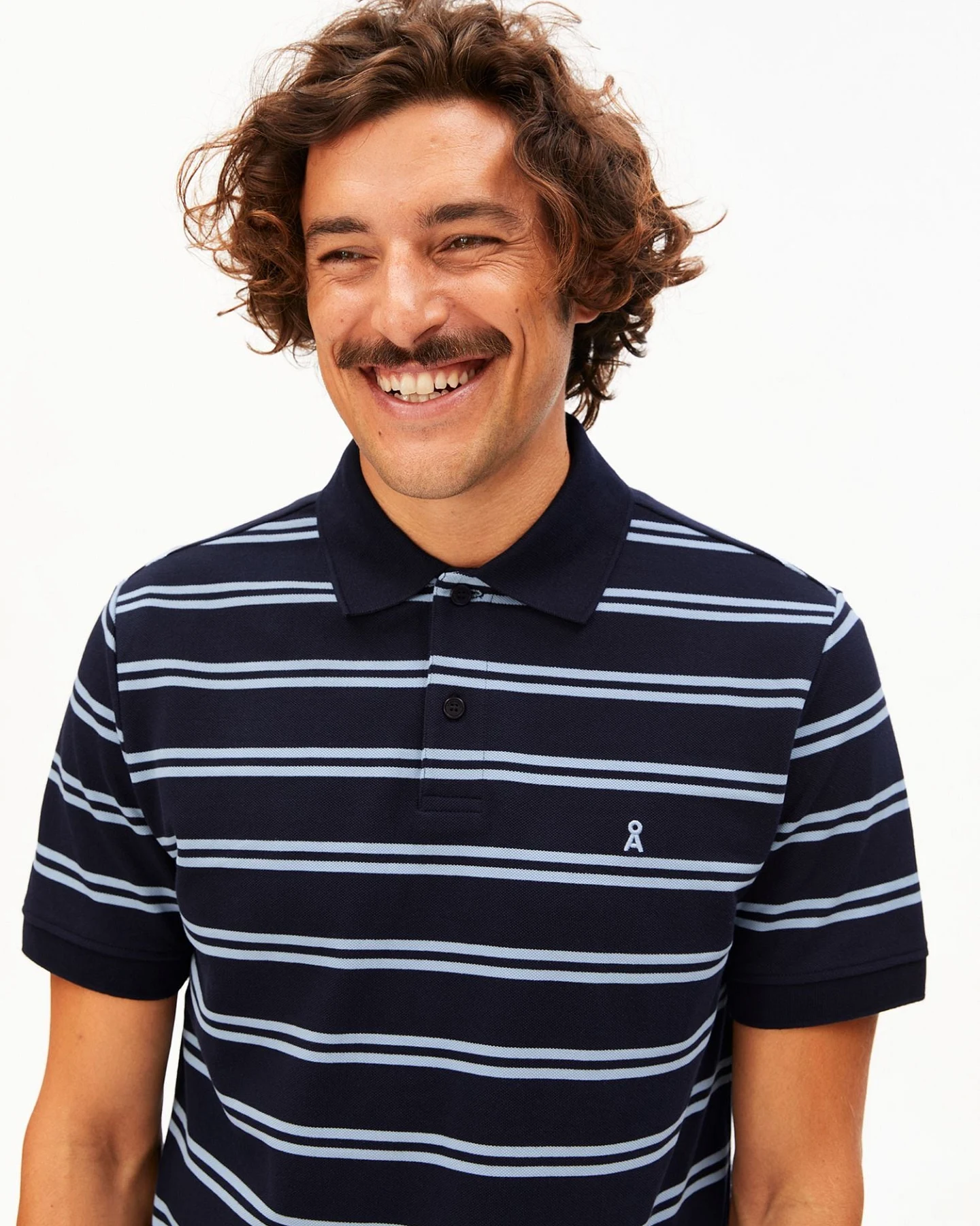 ARMEDANGELS Polo- Shirt STRIPED POLO – Ansicht 4