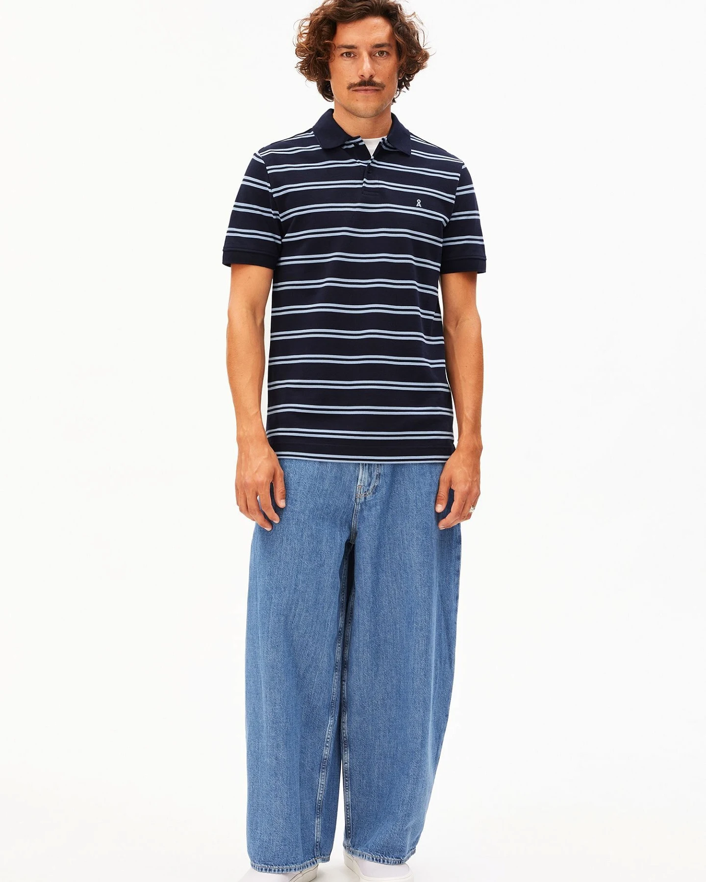 ARMEDANGELS Polo- Shirt STRIPED POLO – Ansicht 5