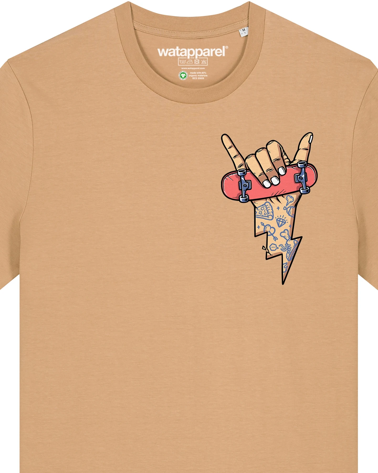 Watapparel T-Shirt Skateboard – Ansicht 3