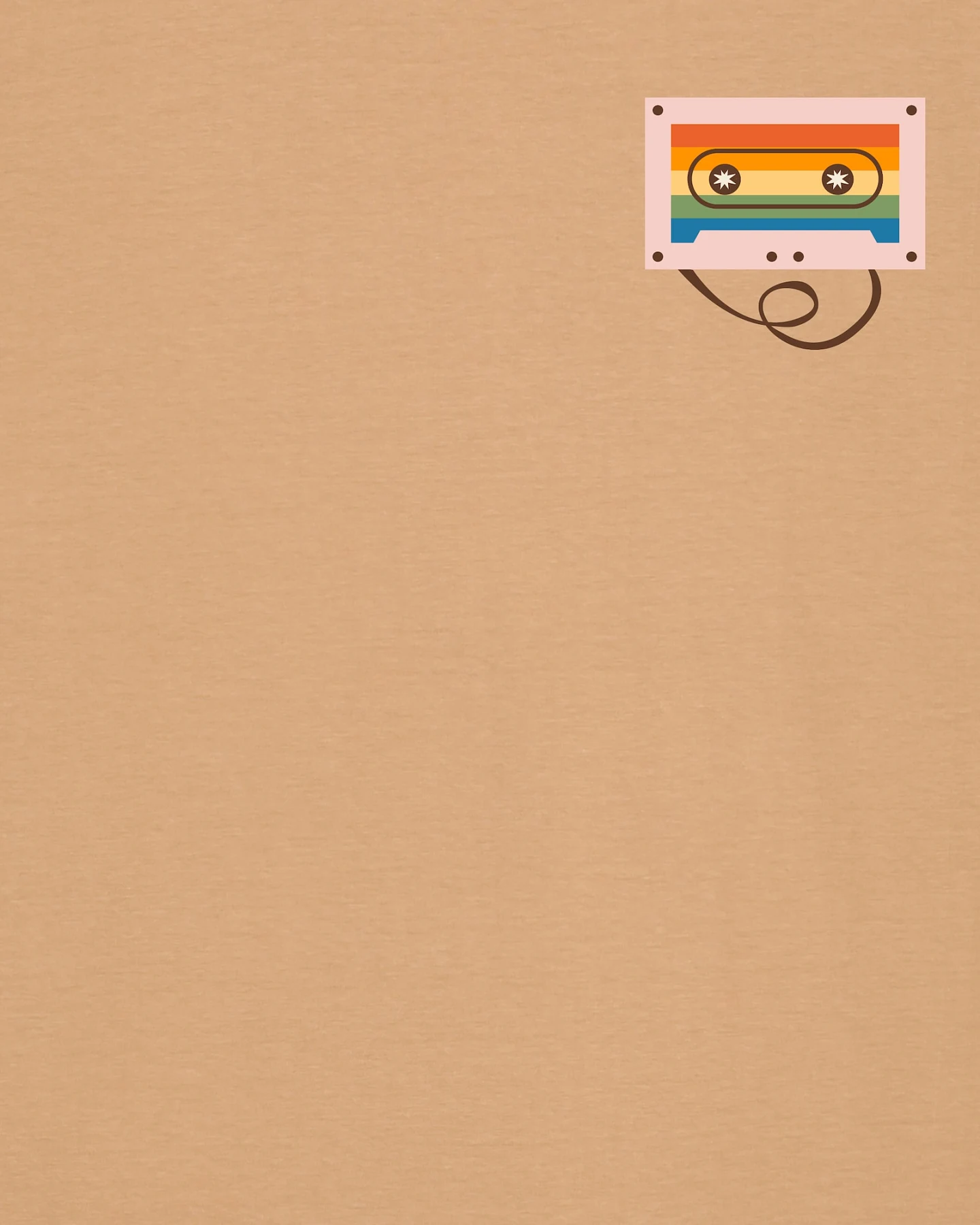 Watapparel Shirt Rainbow Cassette – Ansicht 3