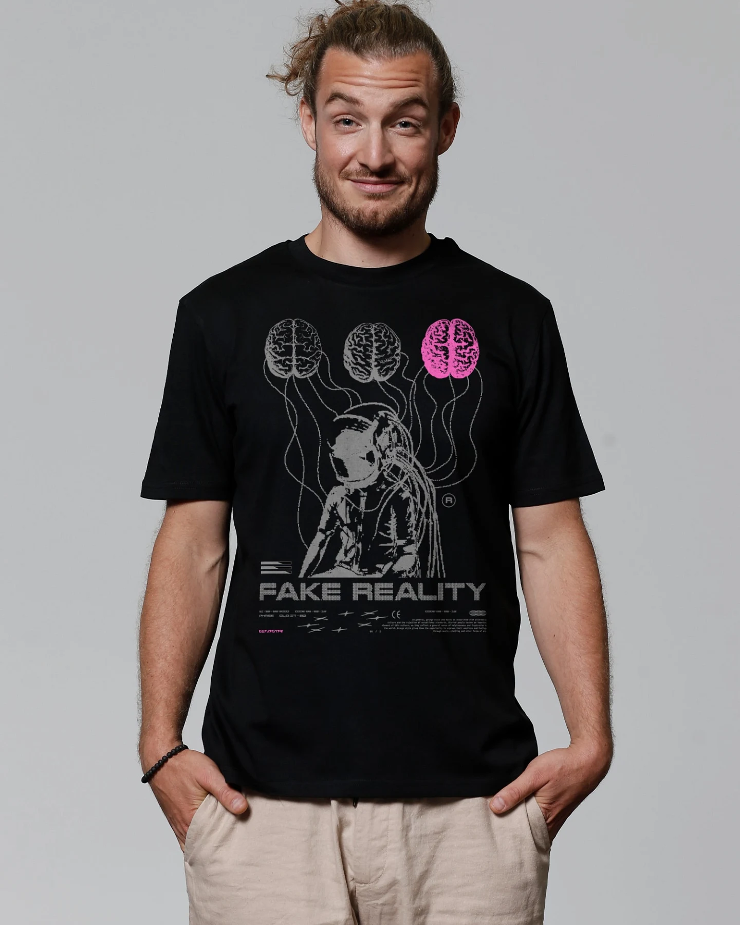 Watapparel T-Shirt Fake Reality – Ansicht 2