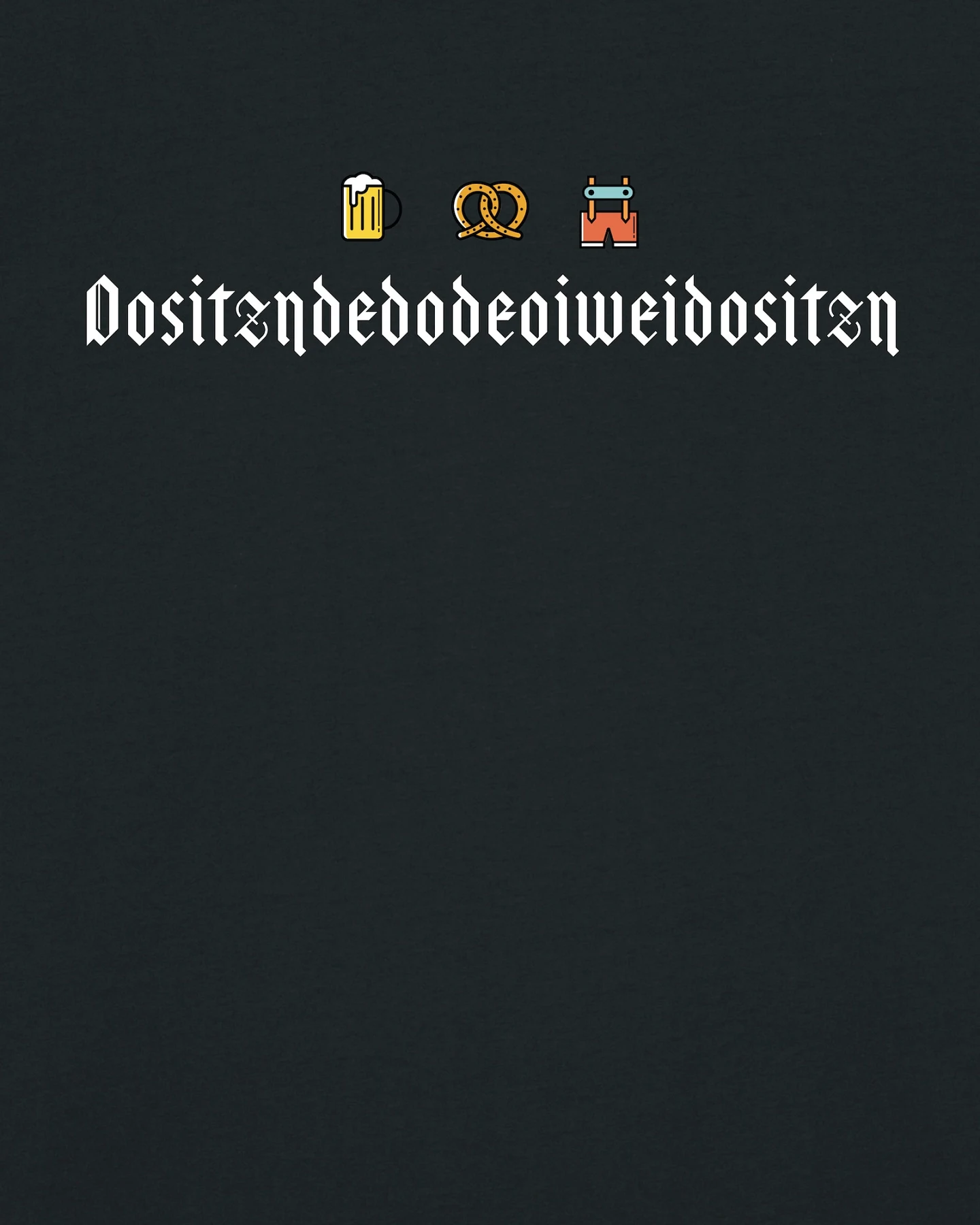 Watapparel T-Shirt Dositzndedodeoiweidositzn – Ansicht 3
