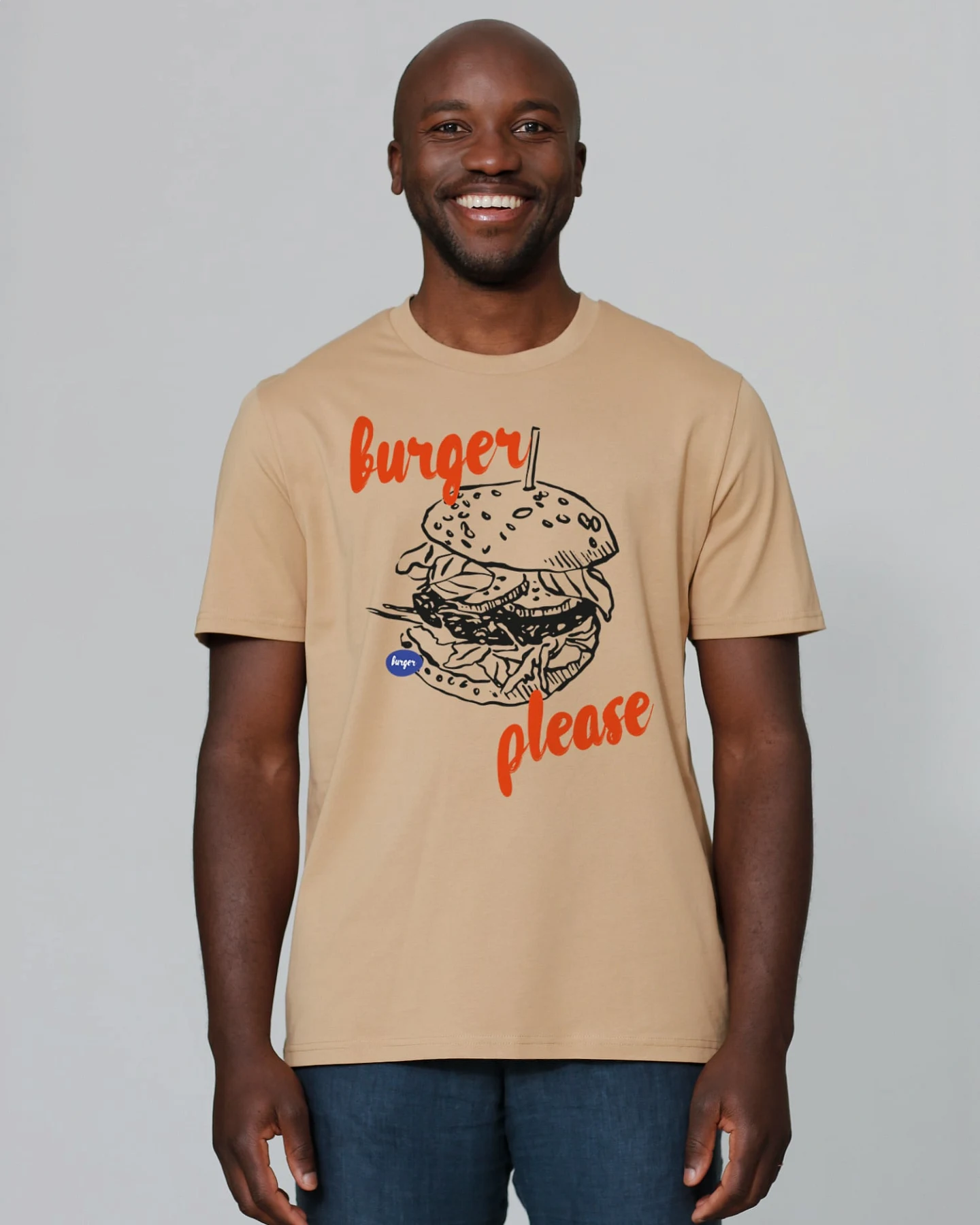 Watapparel T-Shirt Burger Please – Ansicht 2