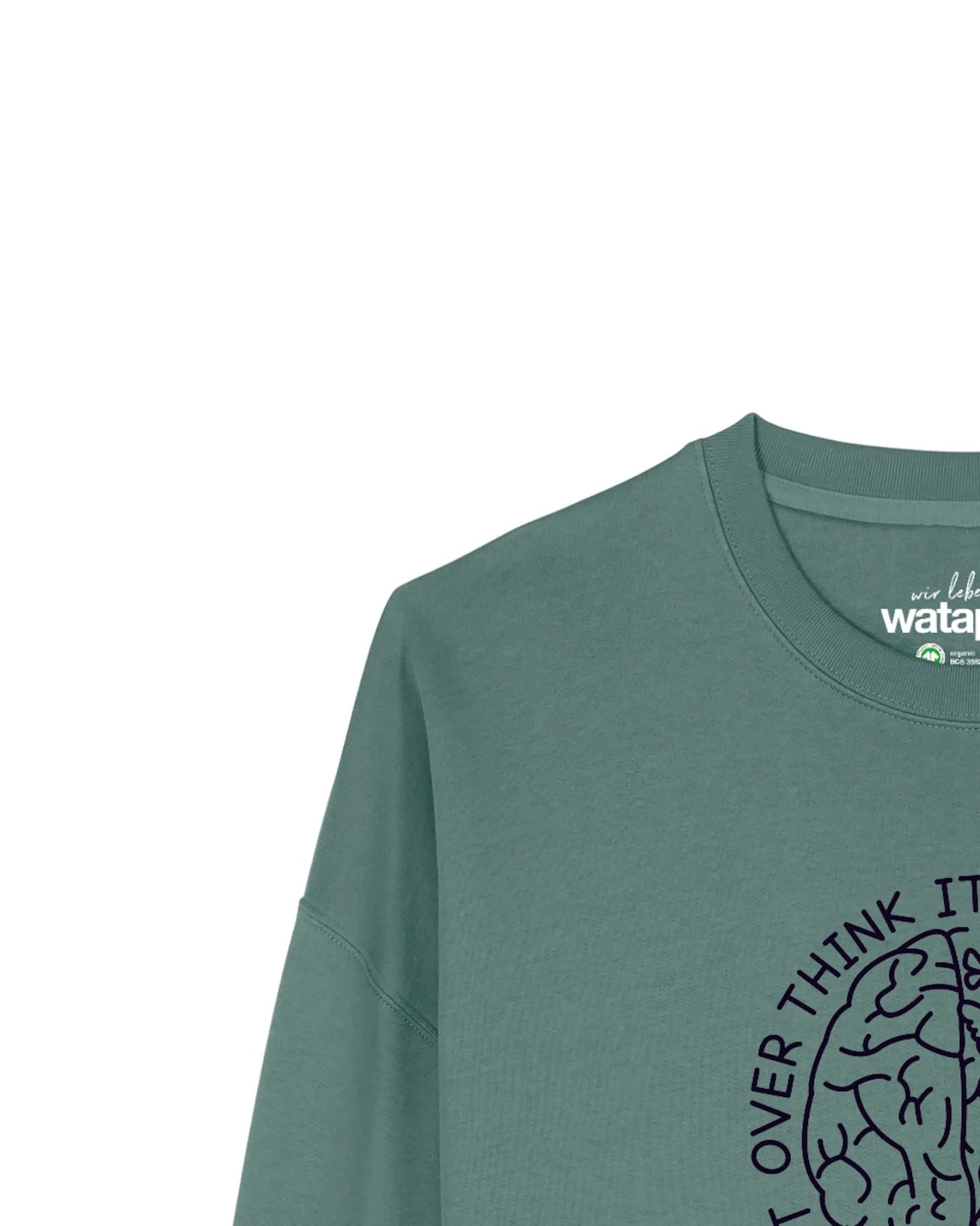 Watapparel Sweatshirt Dont overthink it – Ansicht 3