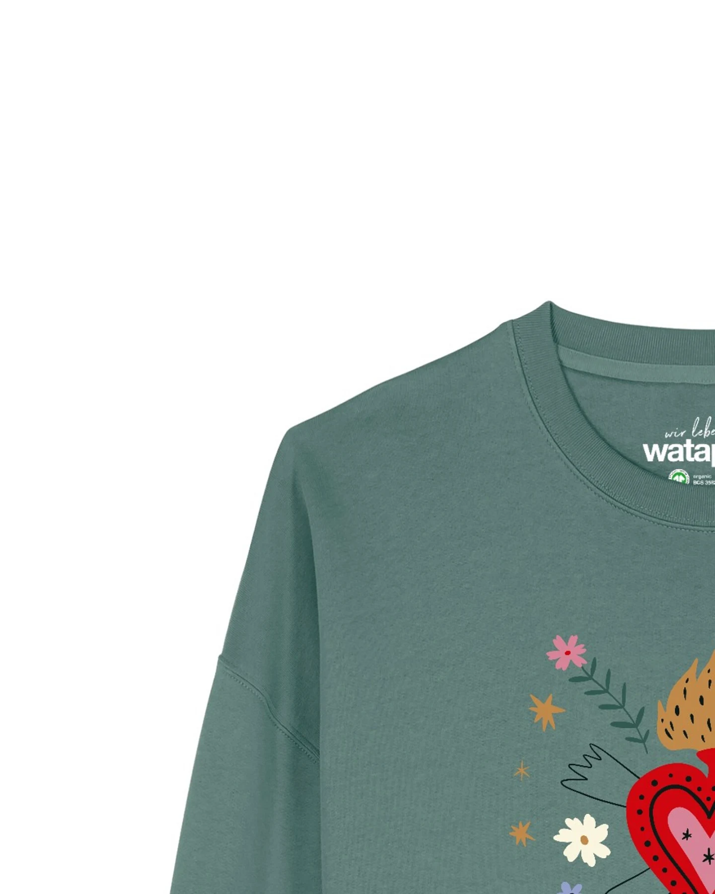 Watapparel Sweatshirt Love and flex – Ansicht 3