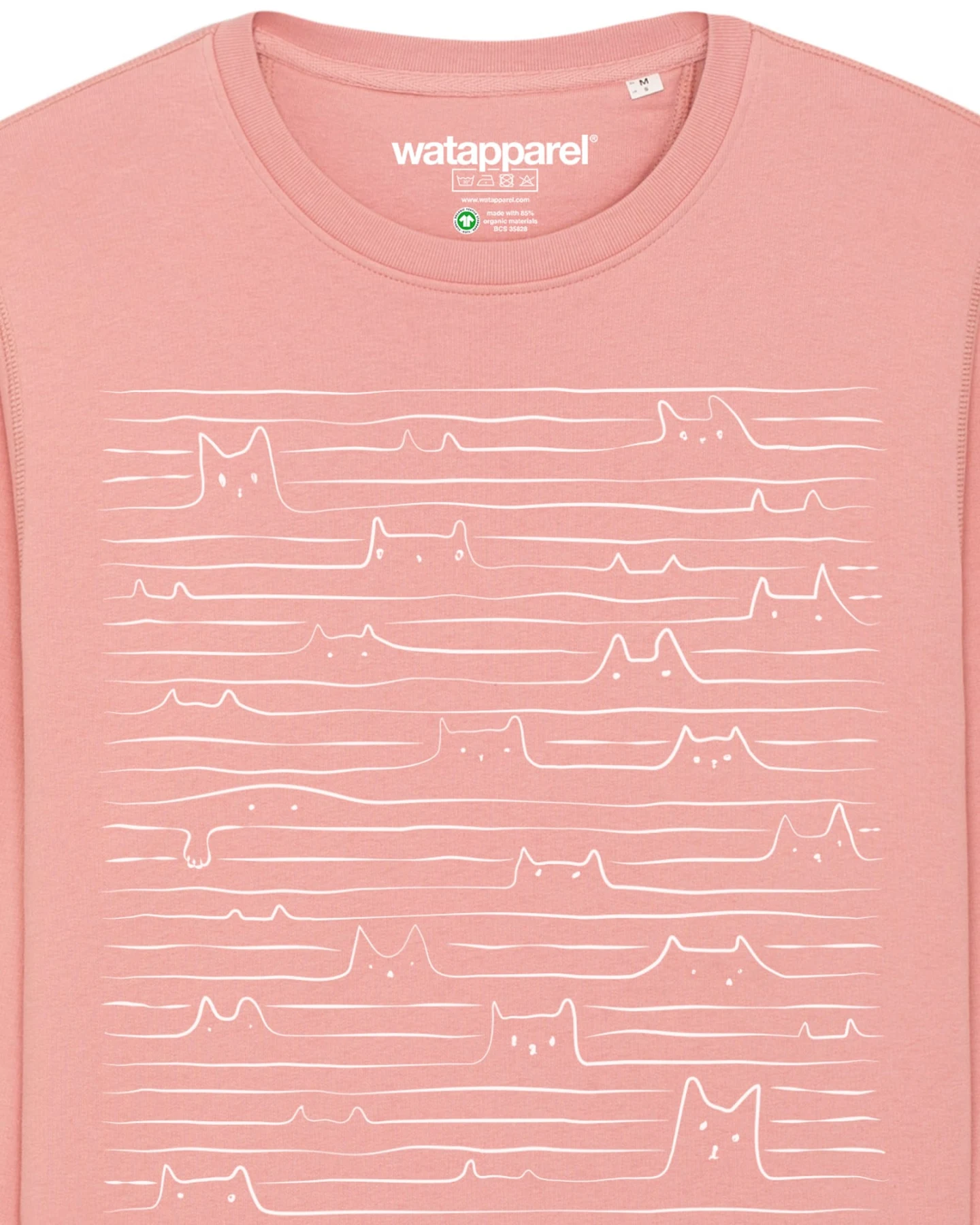 Watapparel Sweatshirt Doodle Cats – Ansicht 3