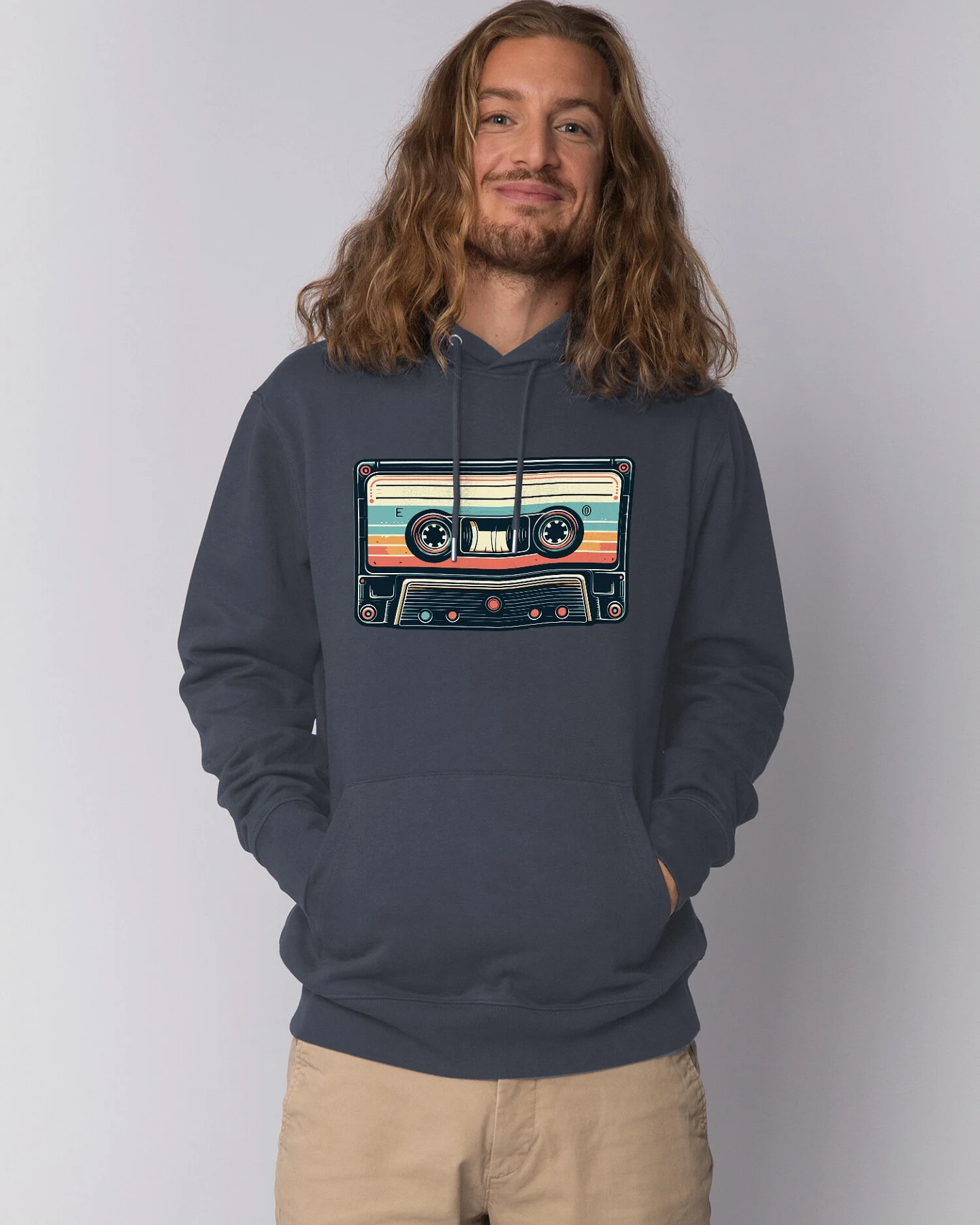 Watapparel Sweatshirt Retro Kassette – Ansicht 2