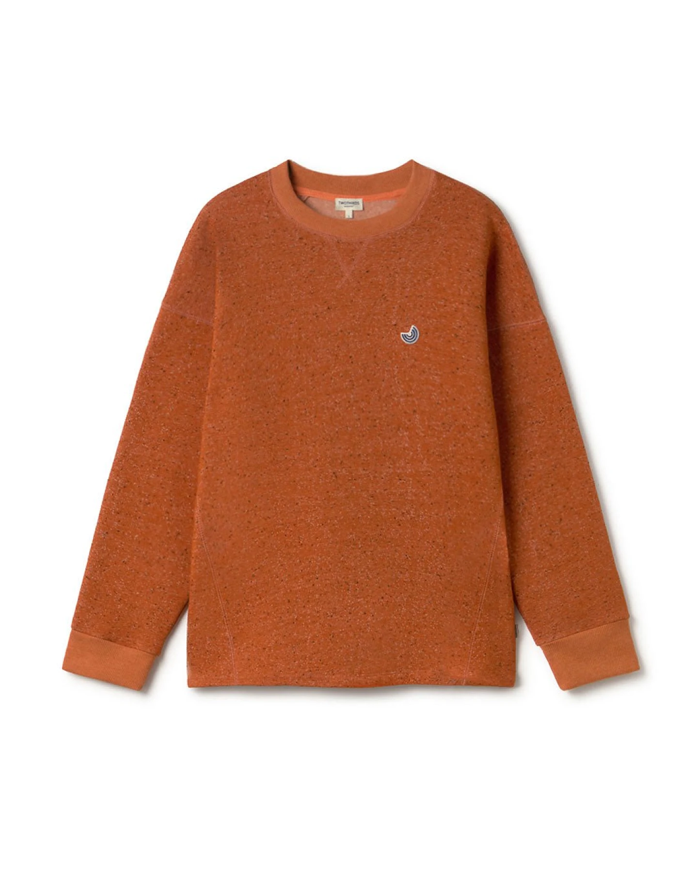 TWOTHIRDS Herren vegan Sweatshirt Dundrum Umber Orange – Ansicht 2