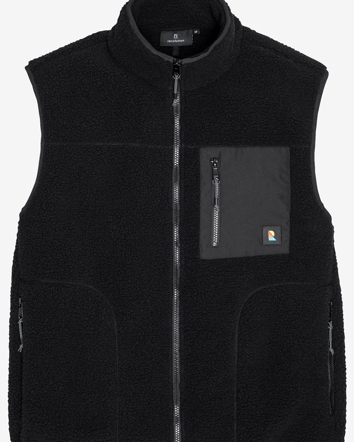Recolution Damen vegan Vest Bonsai Black