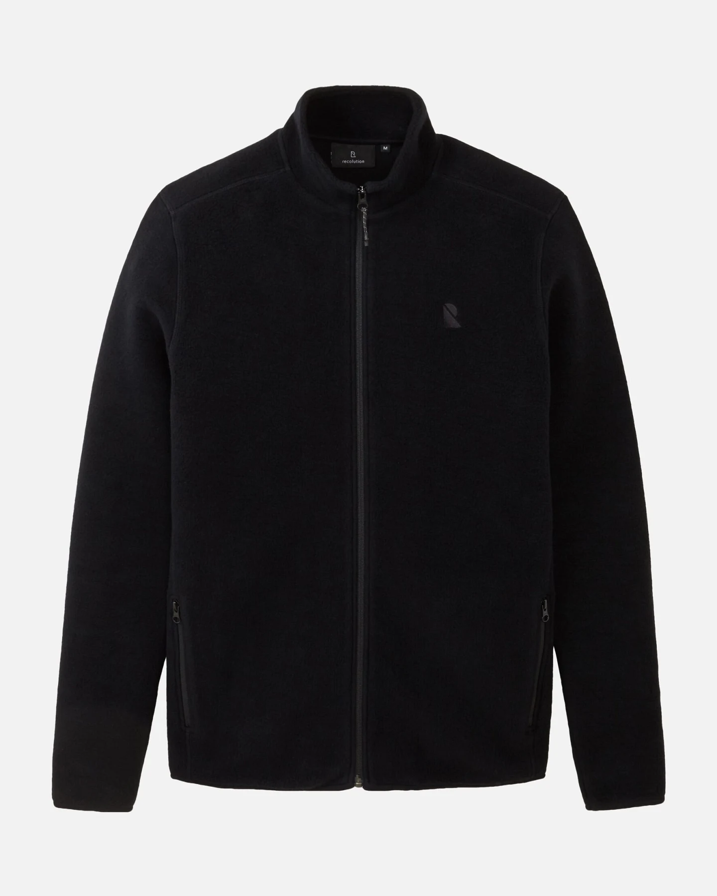 Recolution Herren vegan Jacke Buxus Schwarz – Ansicht 2