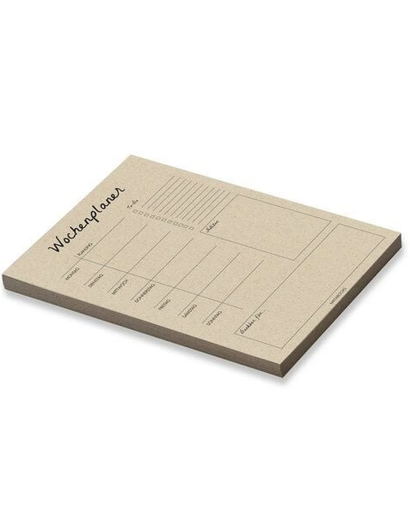 matabooks® A4 Wochenplaner/Familienplaner aus Graspapier mit To-do – 54 Blatt – Ansicht 3