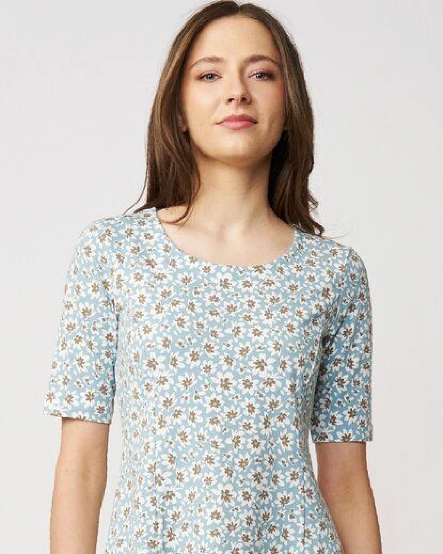 LANA Organic Sommerkleid mit halbarm, Modell Miju – Ansicht 2