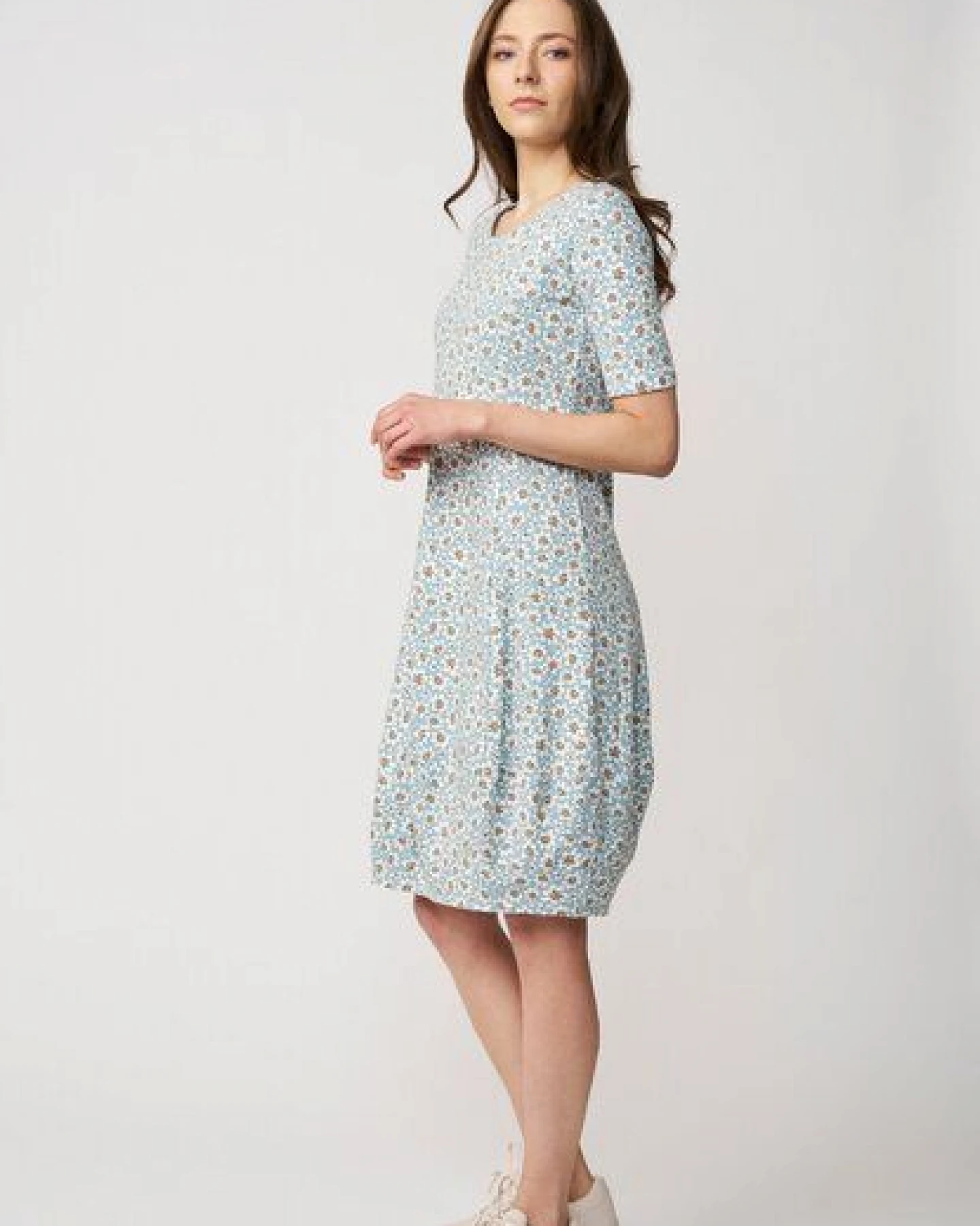 LANA Organic Sommerkleid mit halbarm, Modell Miju – Ansicht 3