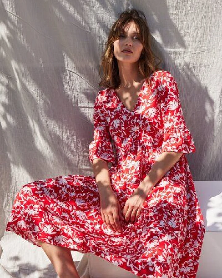 LANA Organic Sommerkleid aus Bio Baumwolle, Modell Antonia