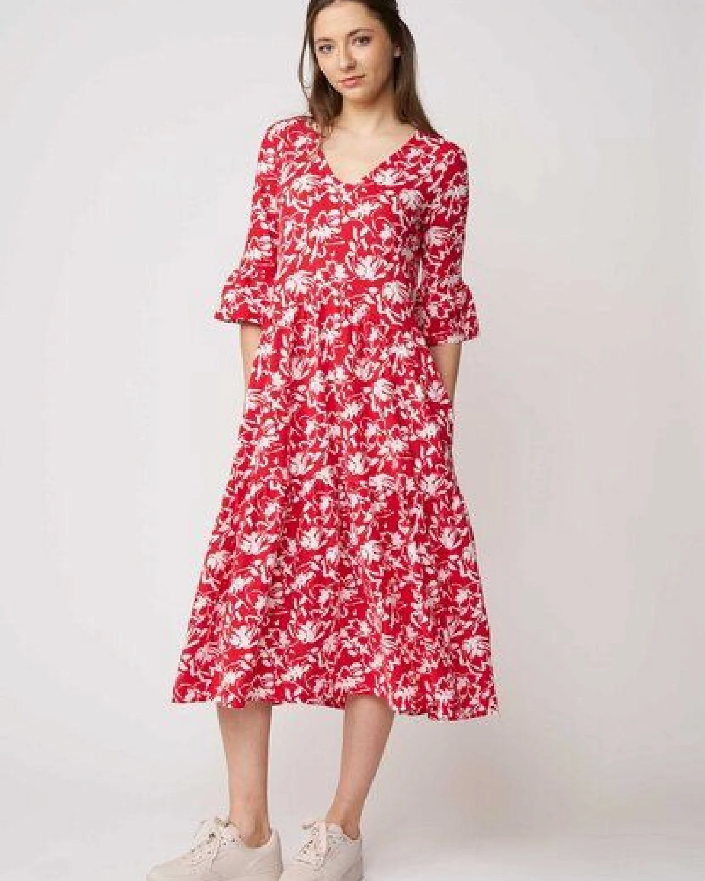 LANA Organic Sommerkleid aus Bio Baumwolle, Modell Antonia – Ansicht 2