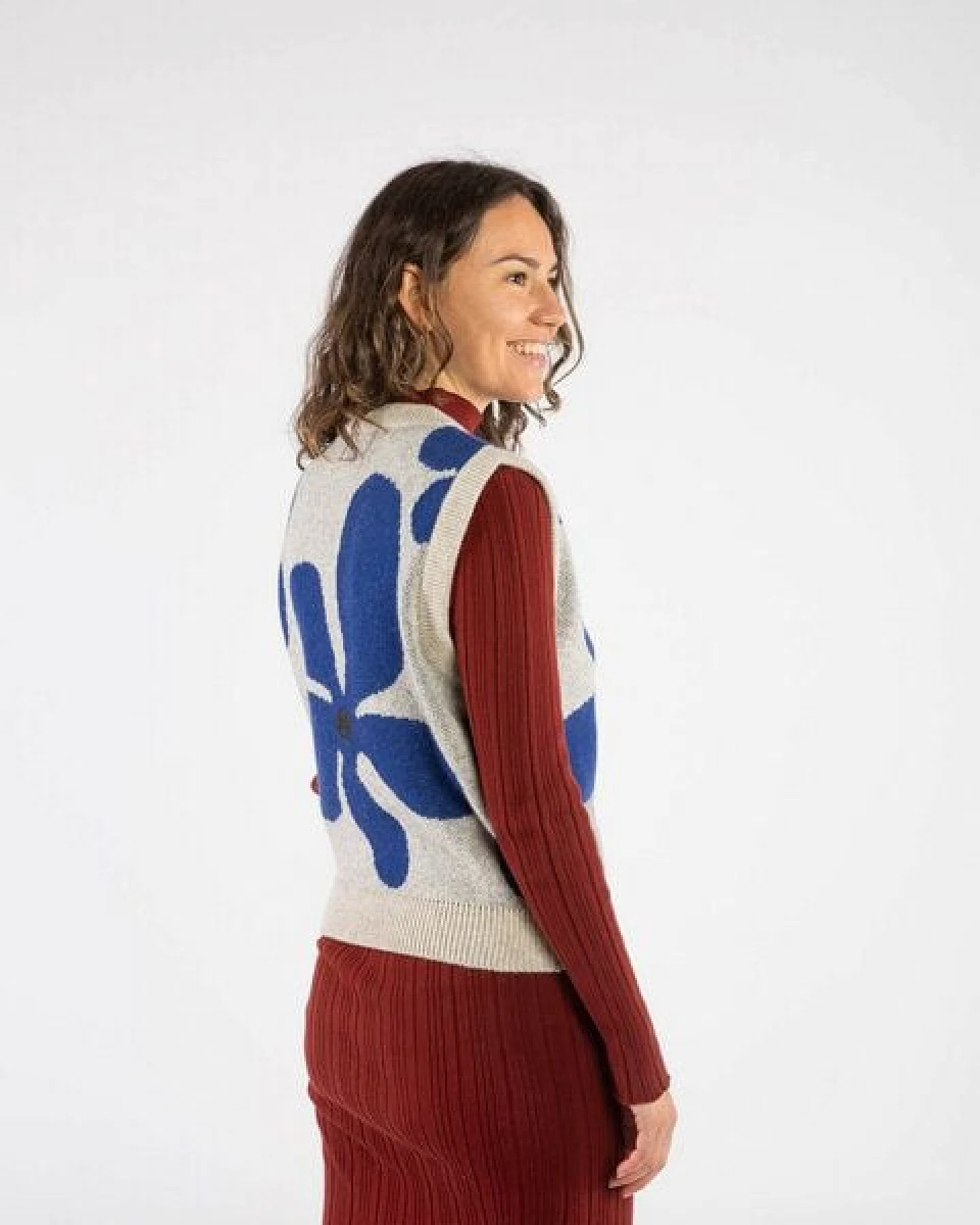 Matona Pullunder für Frauen aus Bio-Baumwolle und Lammwolle / Layer Top – Ansicht 2