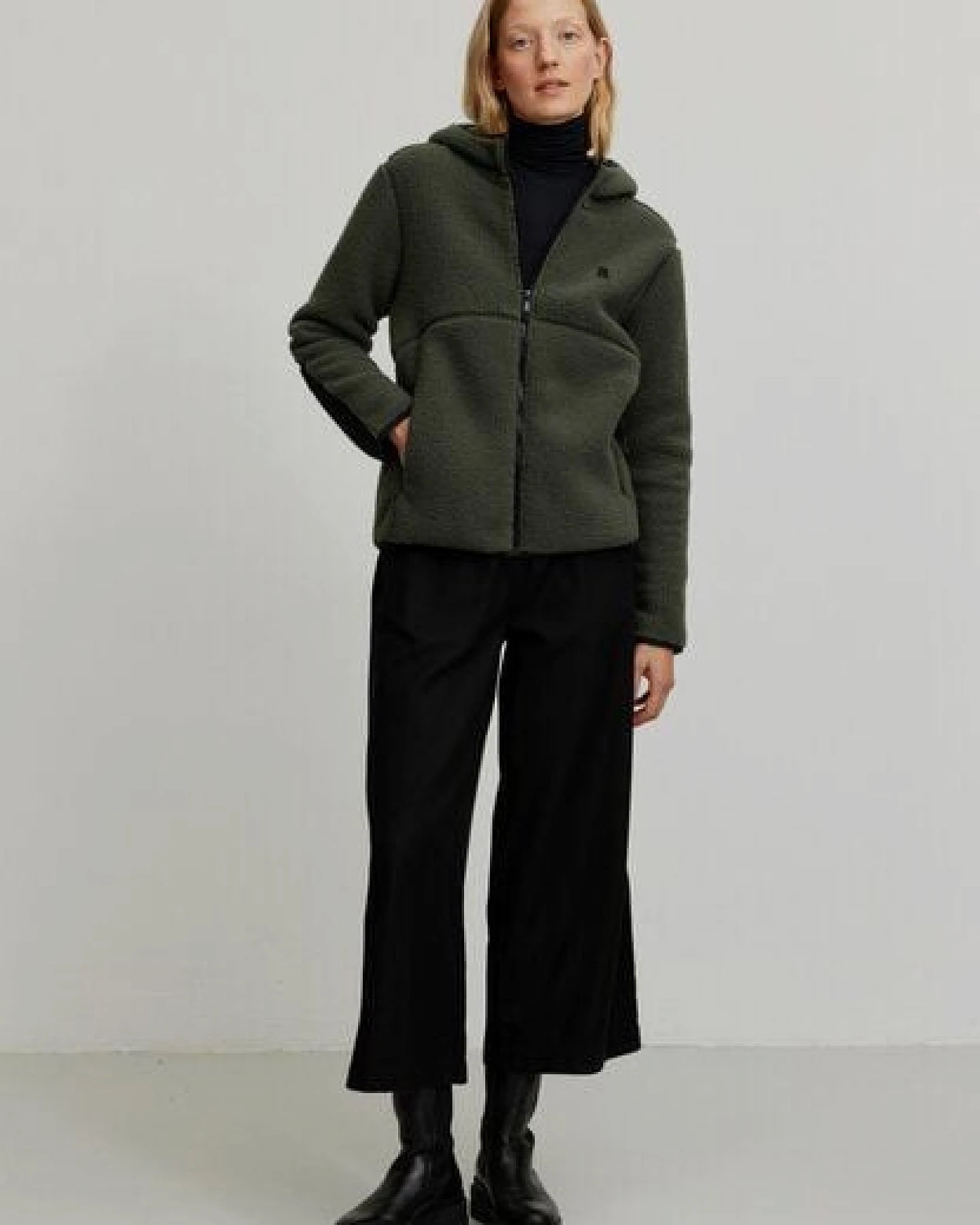 Damen Fleecejacke aus recyceltem Polyester - ALCEA - recolution – Ansicht 3