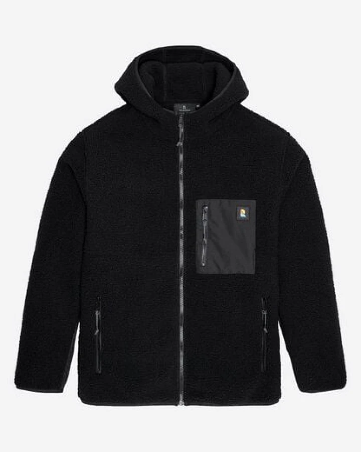 Herren Fleecejacke aus recyceltem Polyester - SEDUM - recolution