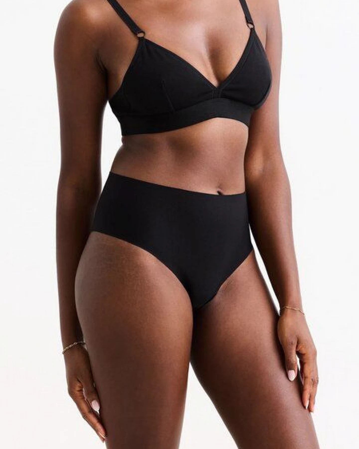 erlich textil Casual Cotton High Waist Brazil String aus Bio-Baumwolle, made in Europe – Ansicht 4