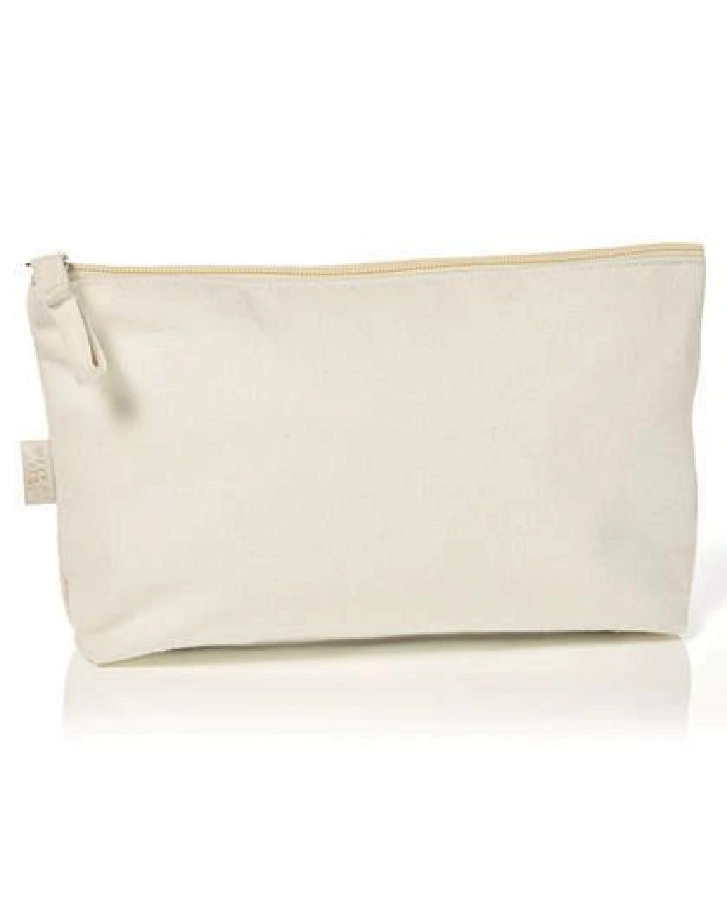 Halfar Kulturtasche aus Bio - Baumwolle mit Reisverschluss Vegan 25 x 14 x 6 cm – Ansicht 2