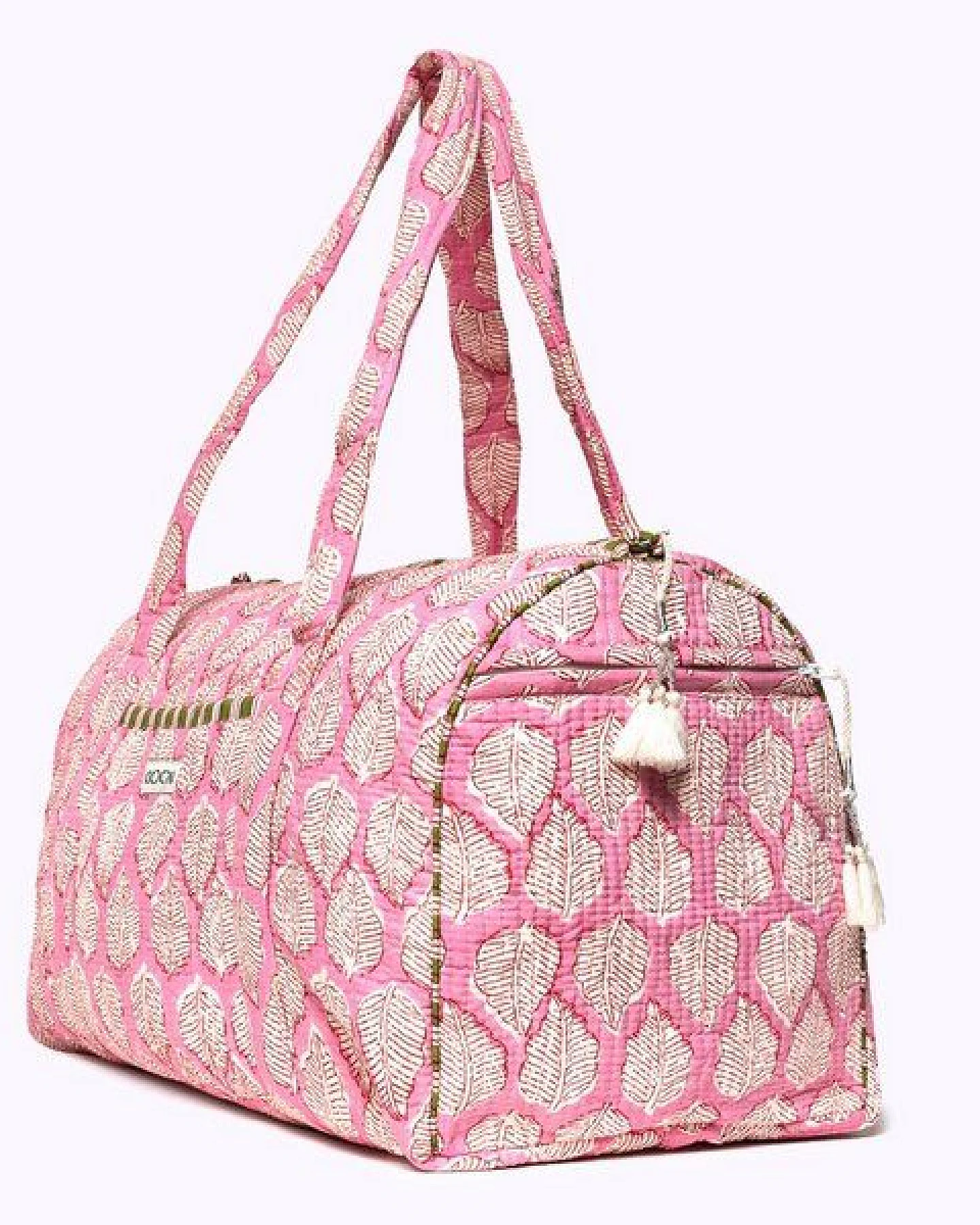 KIKOONI handgefertigte große Baumwolltasche "K. Shopper" – Ansicht 3