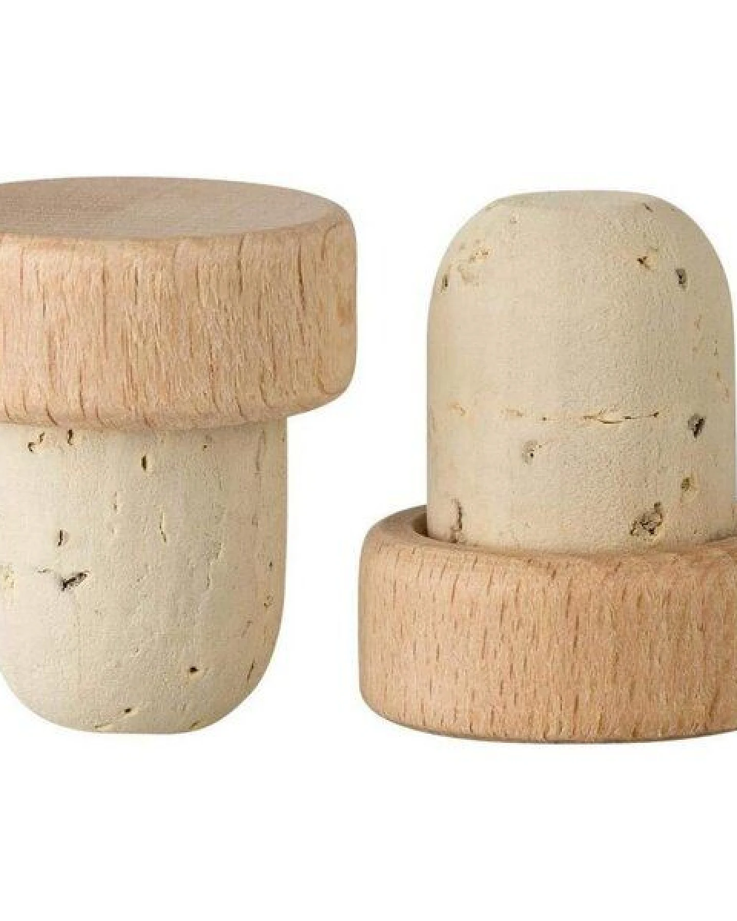 Kork-Deko Griffkorken mit Holzgriff 19,5mm – Ansicht 2