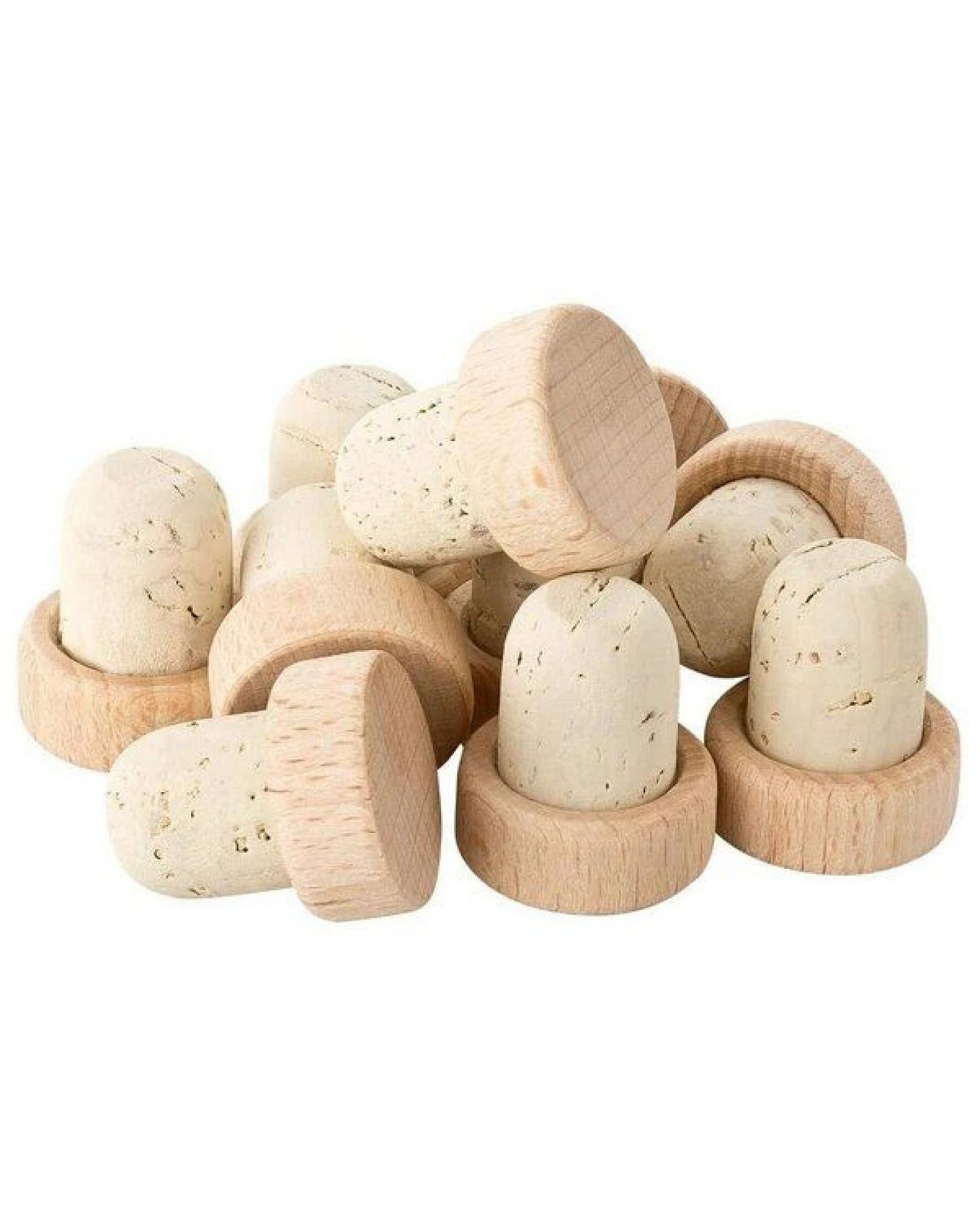 Kork-Deko Griffkorken mit Holzgriff 19,5mm – Ansicht 4
